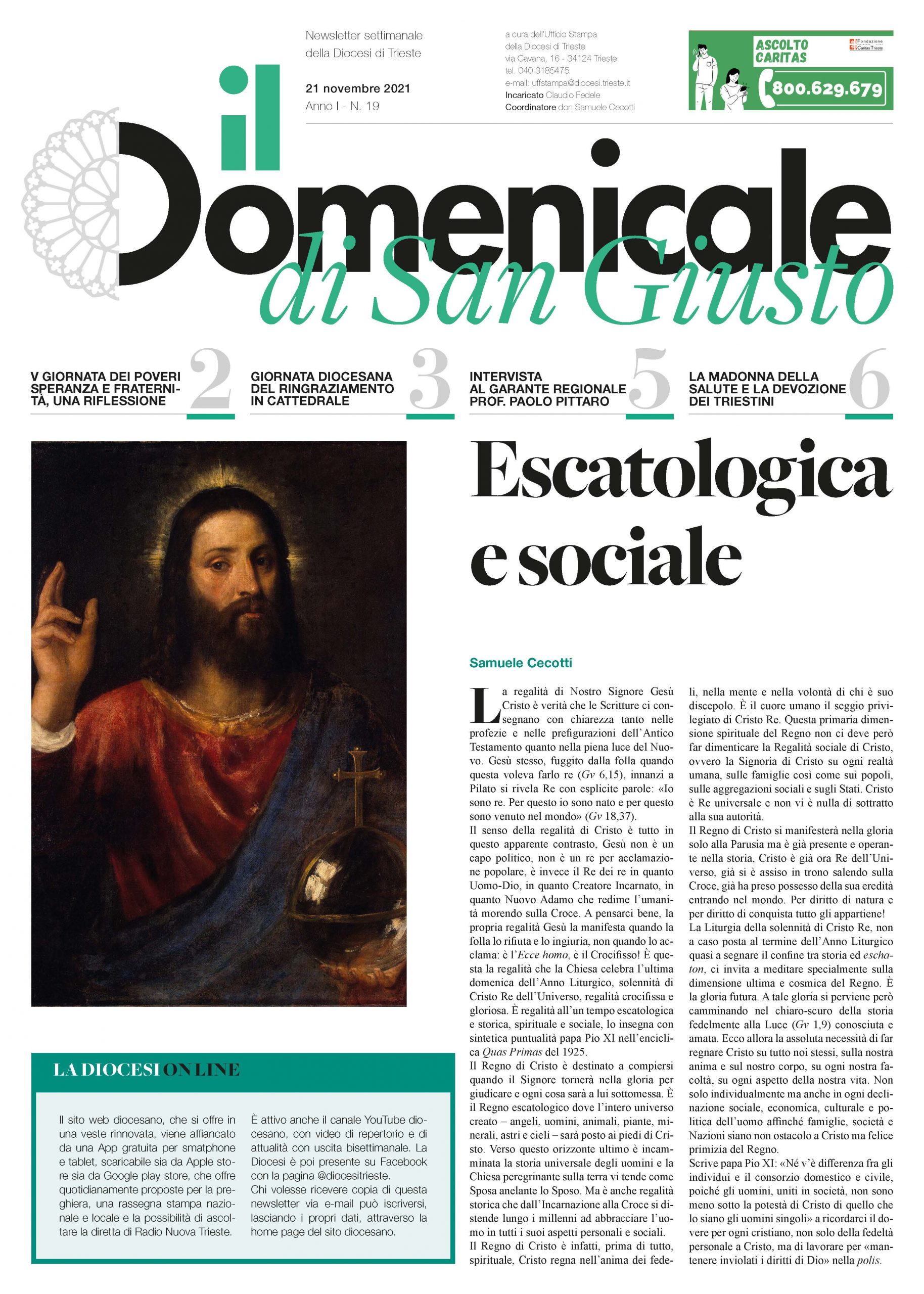 il Domenicale di San Giusto n.19