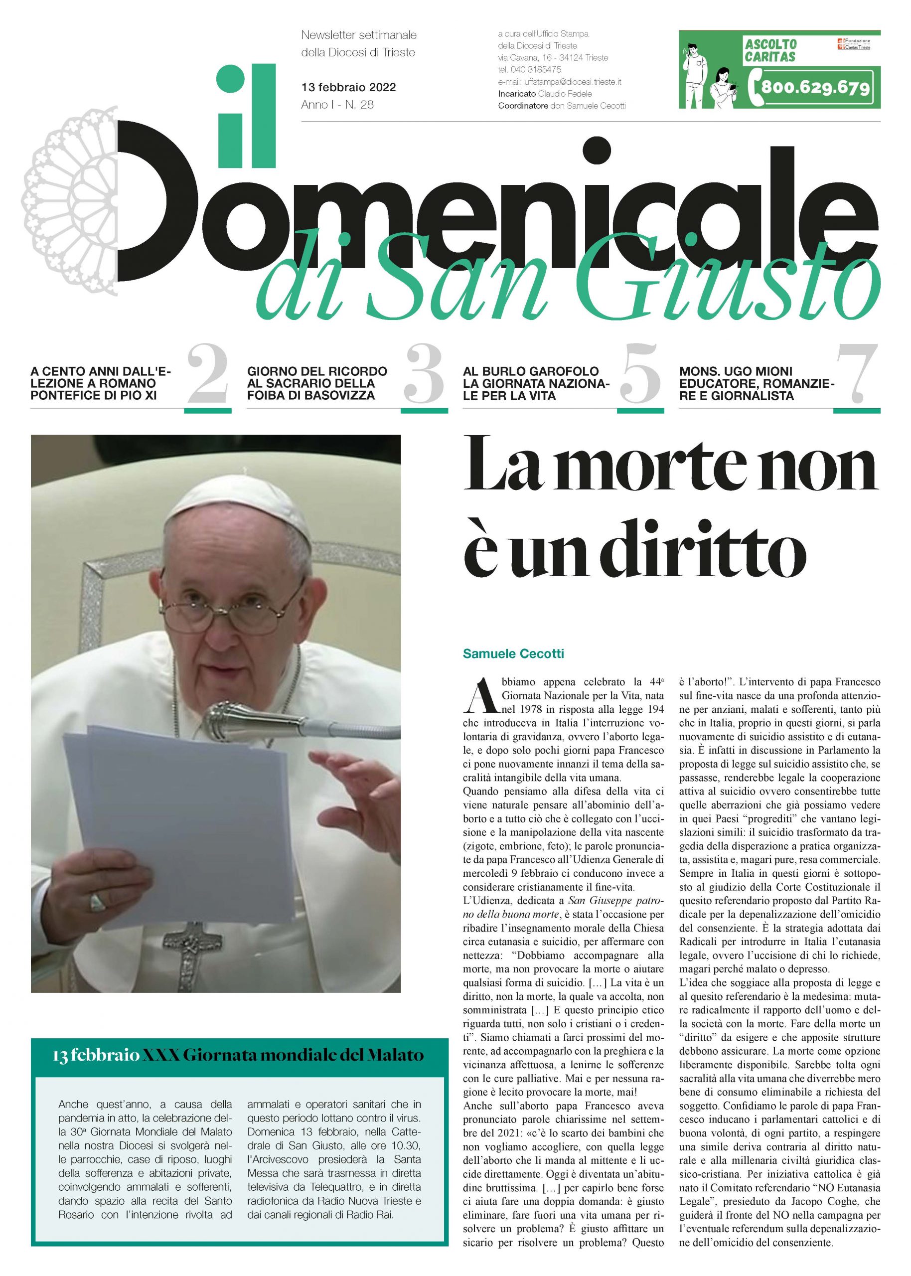 il Domenicale di San Giusto n. 28