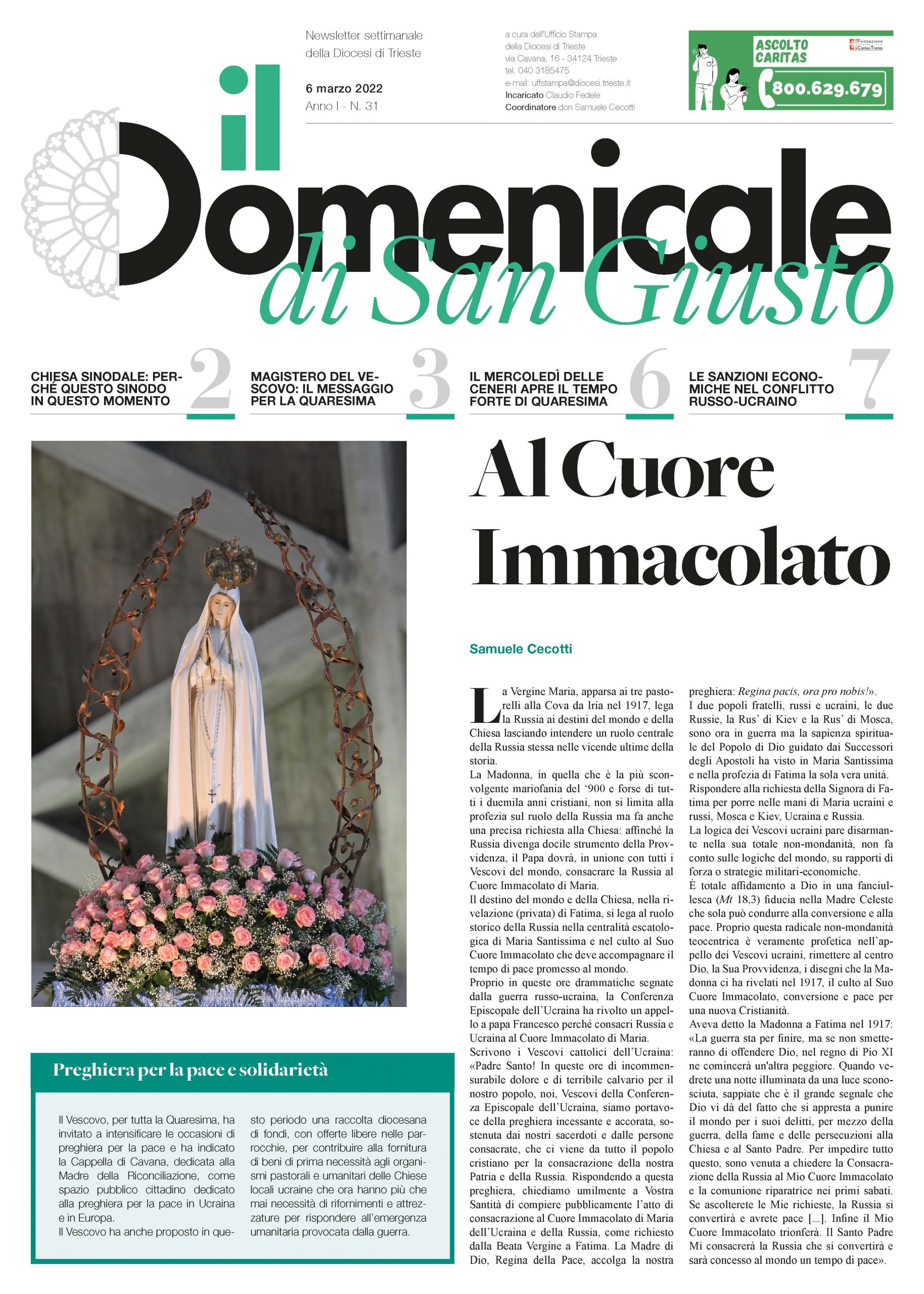 il Domenicale di San Giusto n. 31