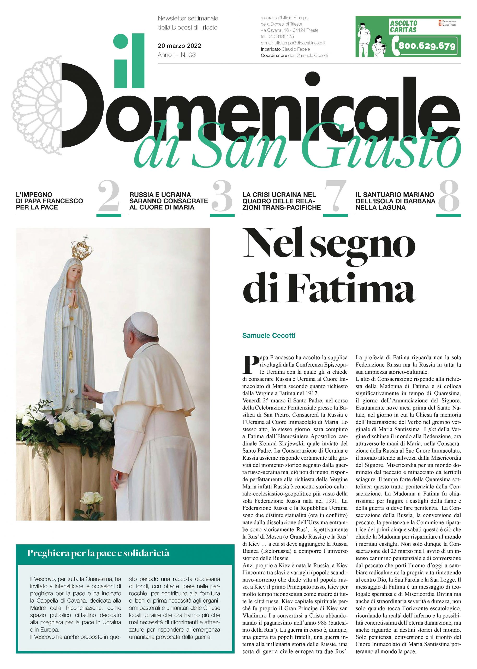 il Domenicale di San Giusto n. 33