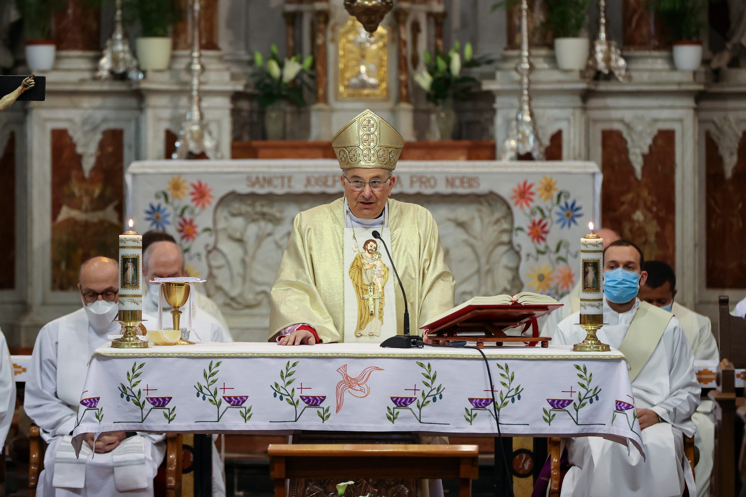Solennità di S. Giuseppe e anniversario del Vescovo