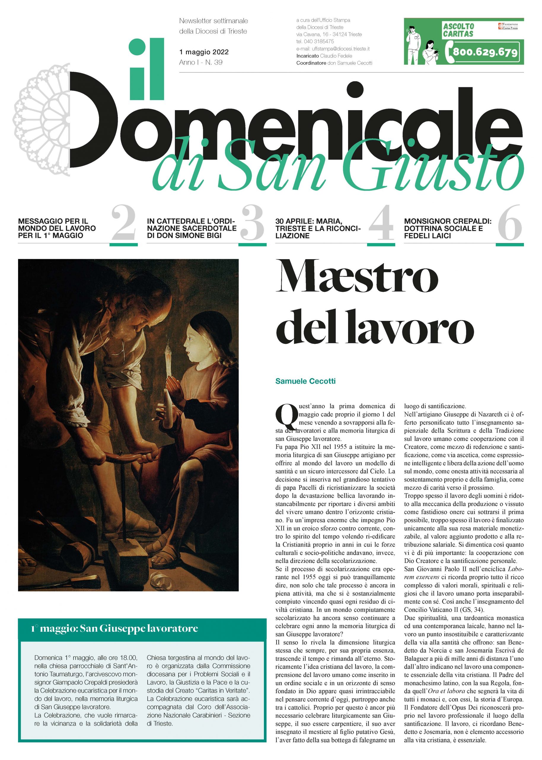 il Domenicale di San Giusto n. 39