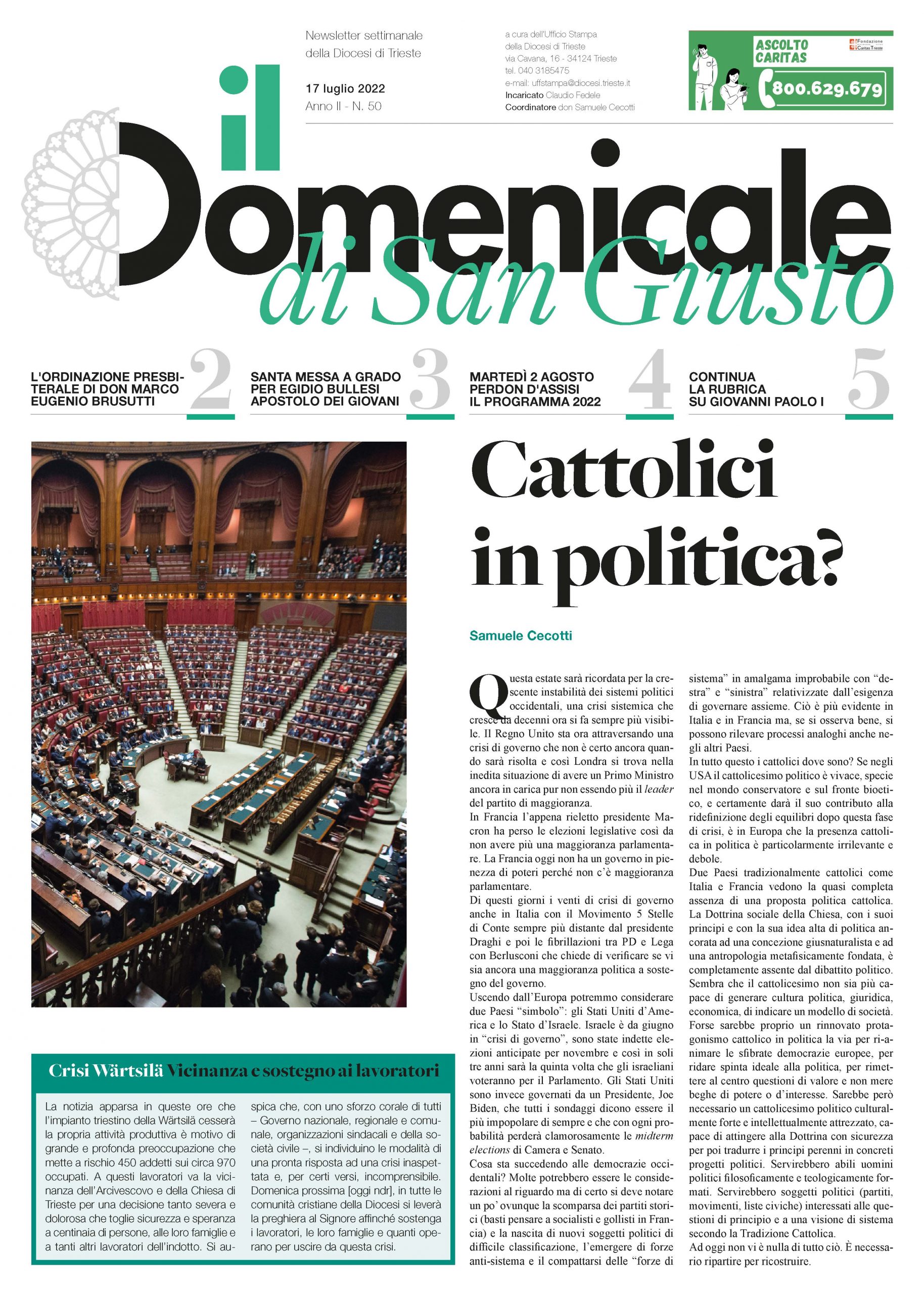 il Domenicale di San Giusto n. 50