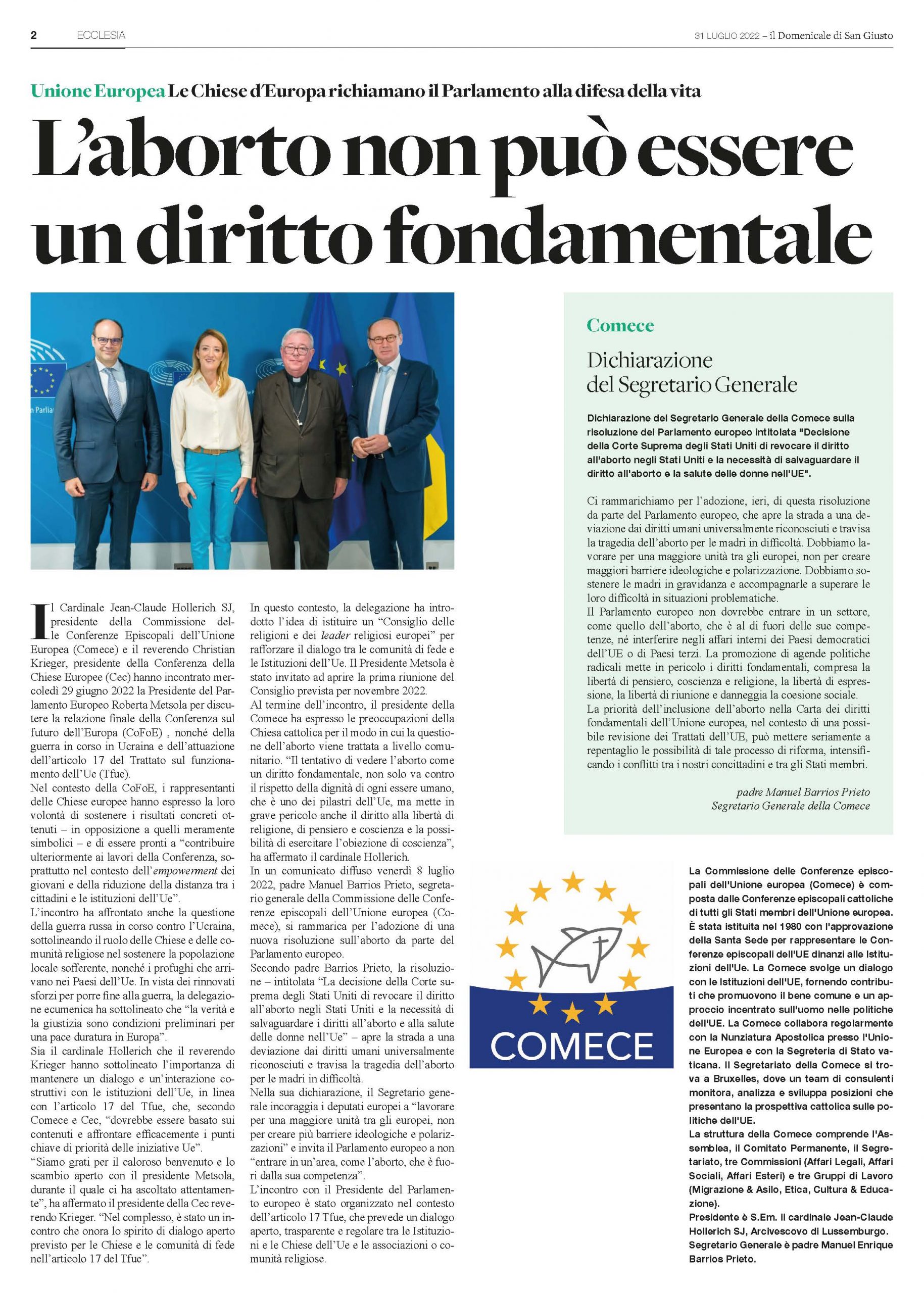 il Domenicale di San Giusto n. 52
