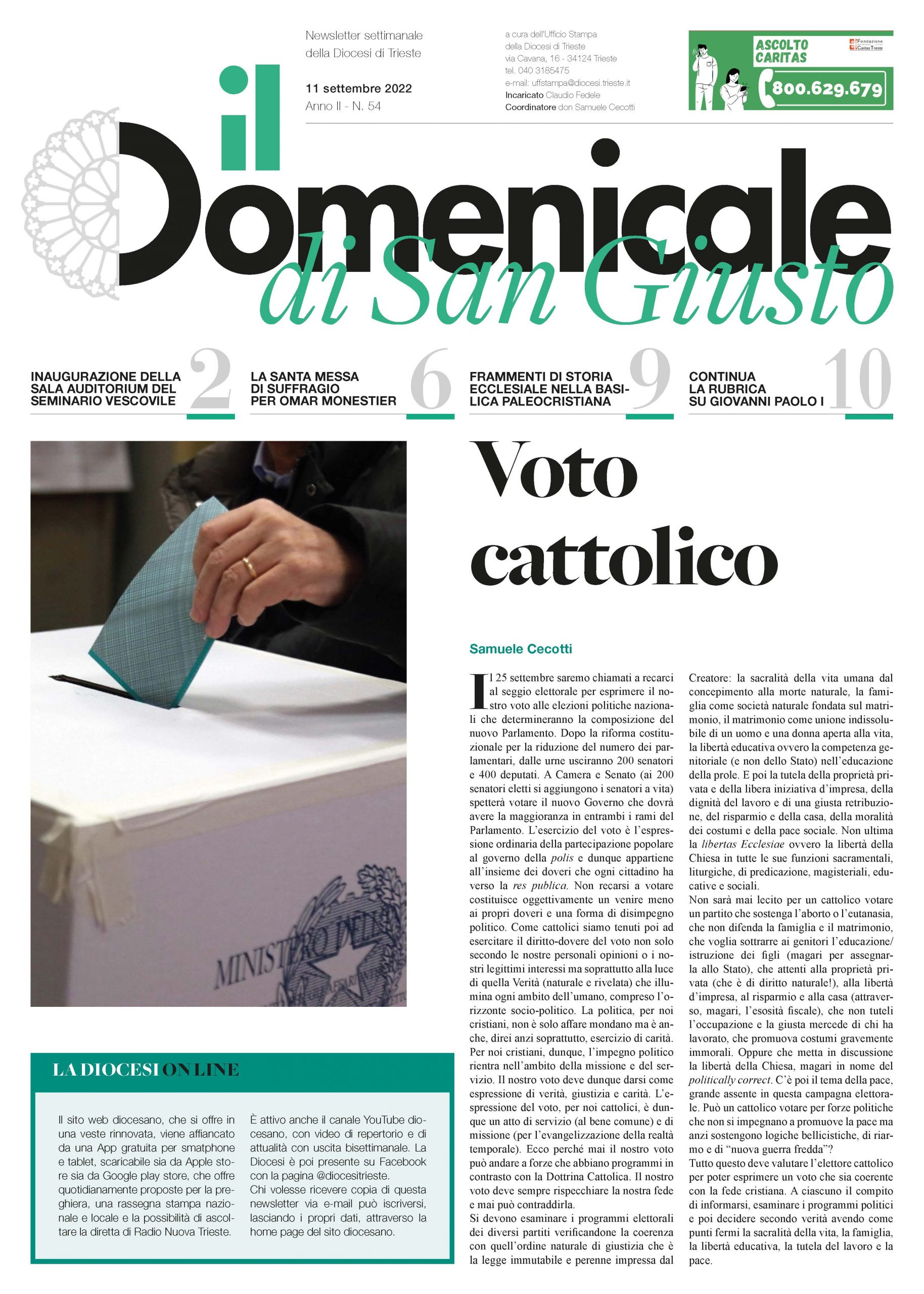 il Domenicale di San Giusto n. 54