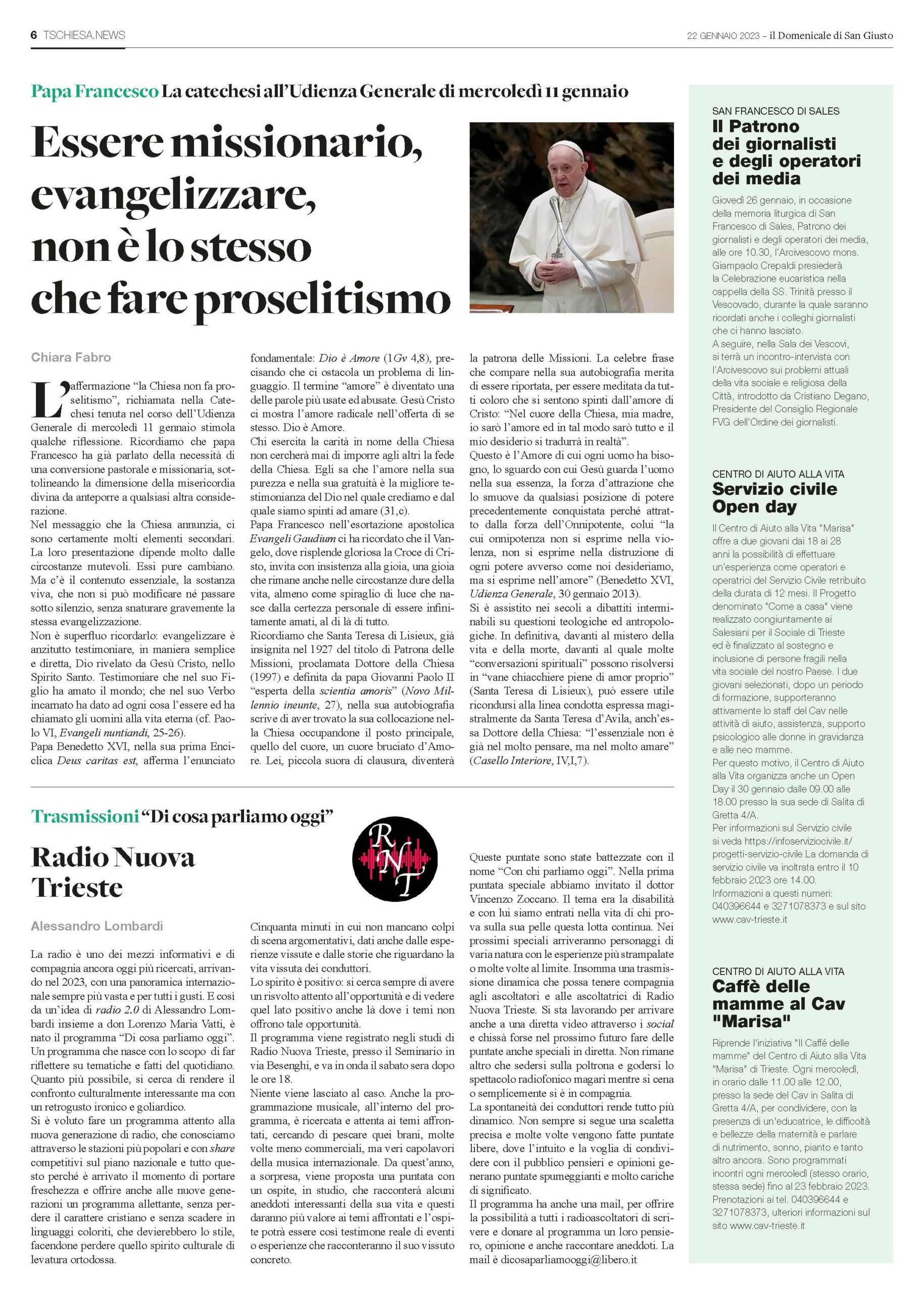 il Domenicale di San Giusto n. 71