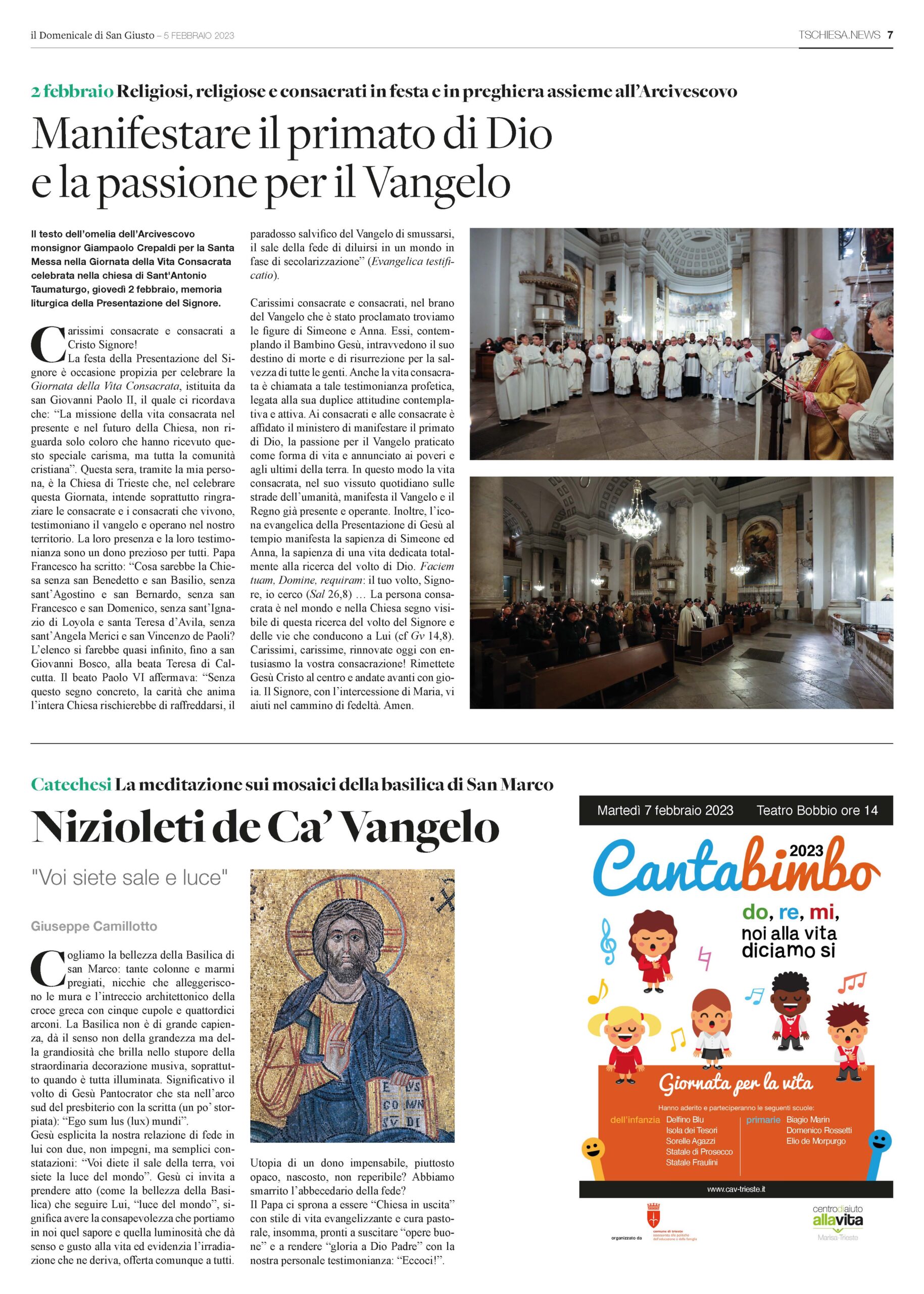 il Domenicale di San Giusto n. 73