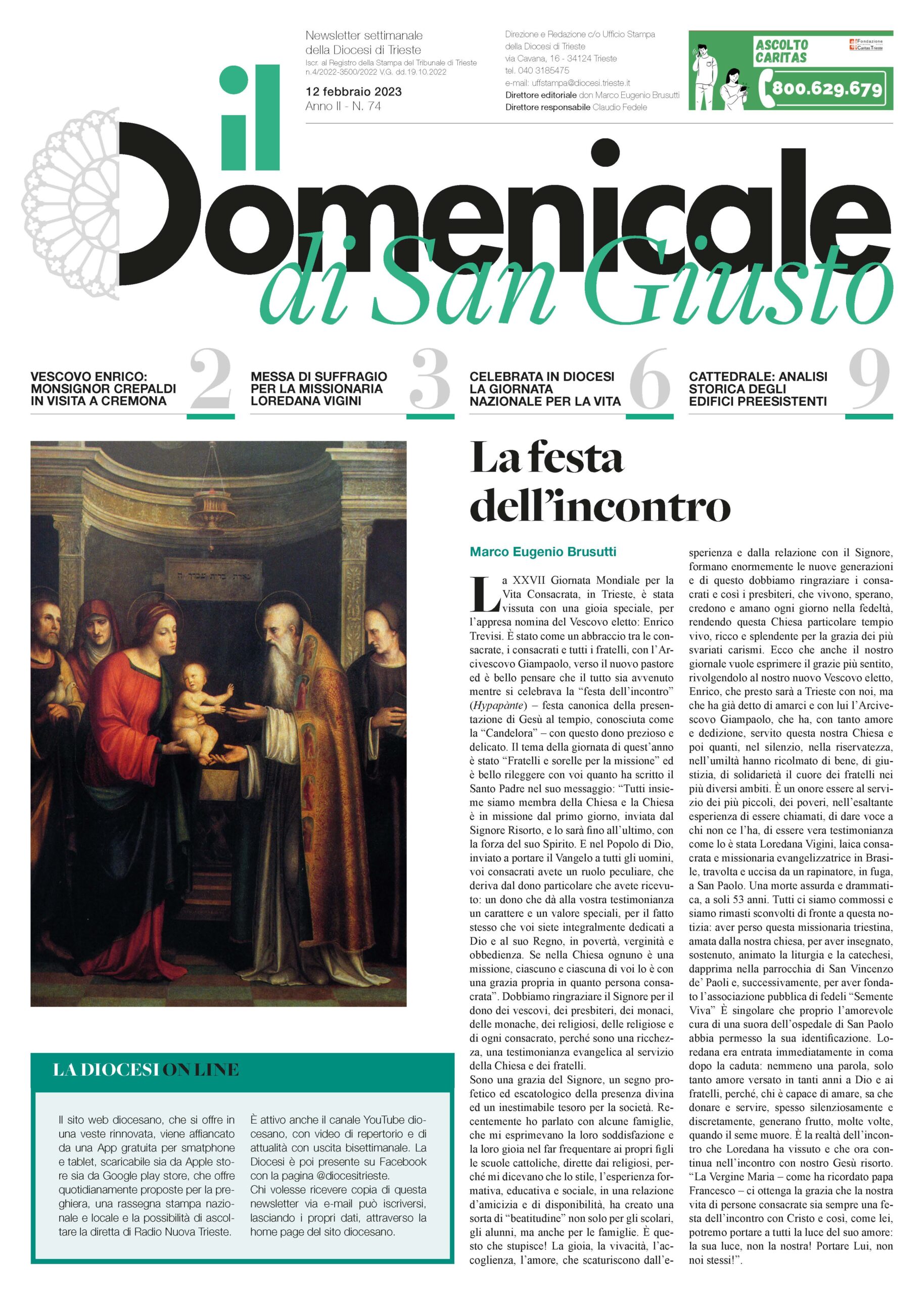 il Domenicale di San Giusto n. 74