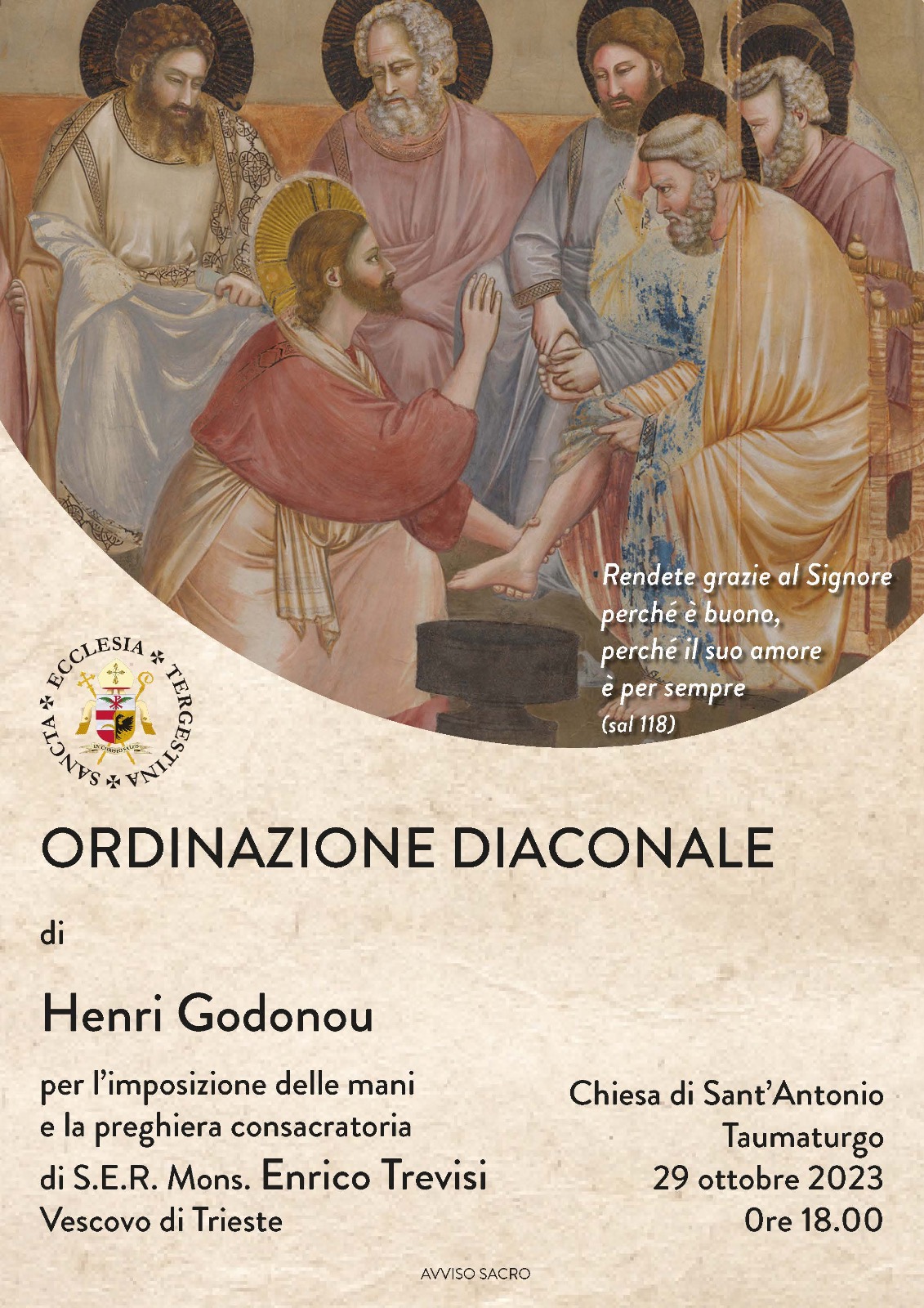 Ordinazione Diaconale Henri 2023