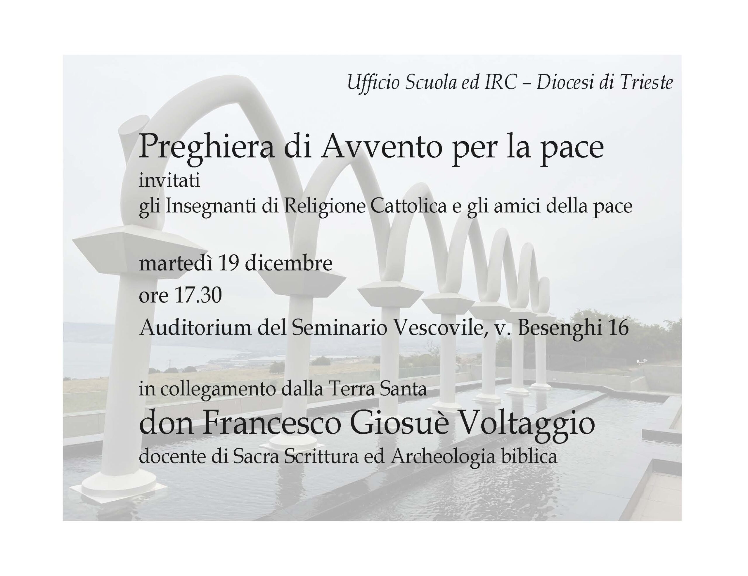 Preghiera di Avvento per la pace - Diocesi di Trieste