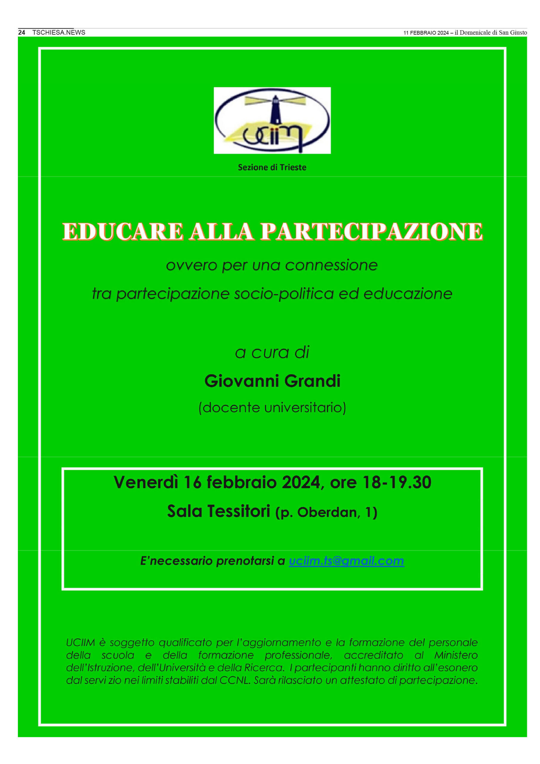 il Domenicale di San Giusto n. 114