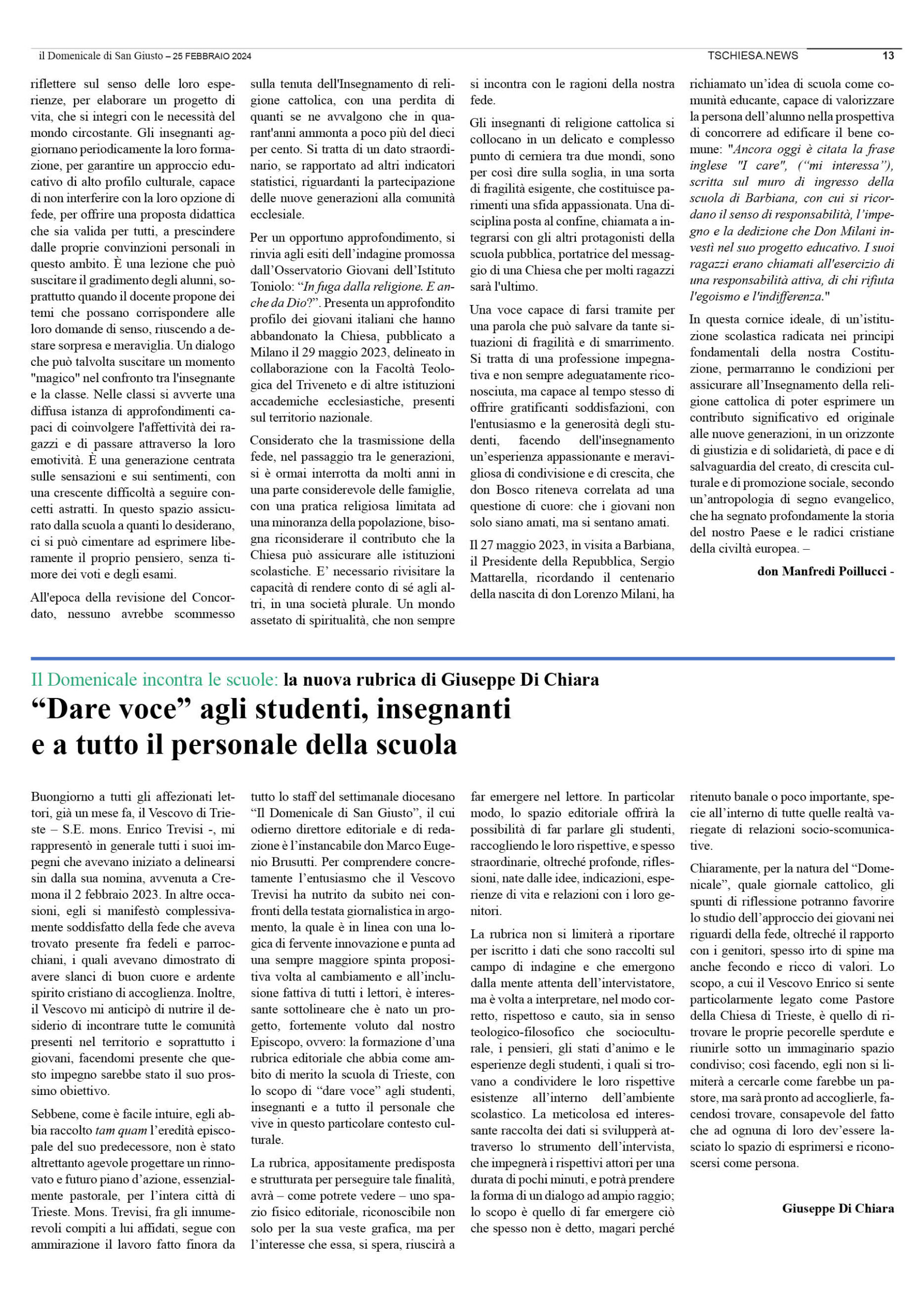 il Domenicale di San Giusto n. 116