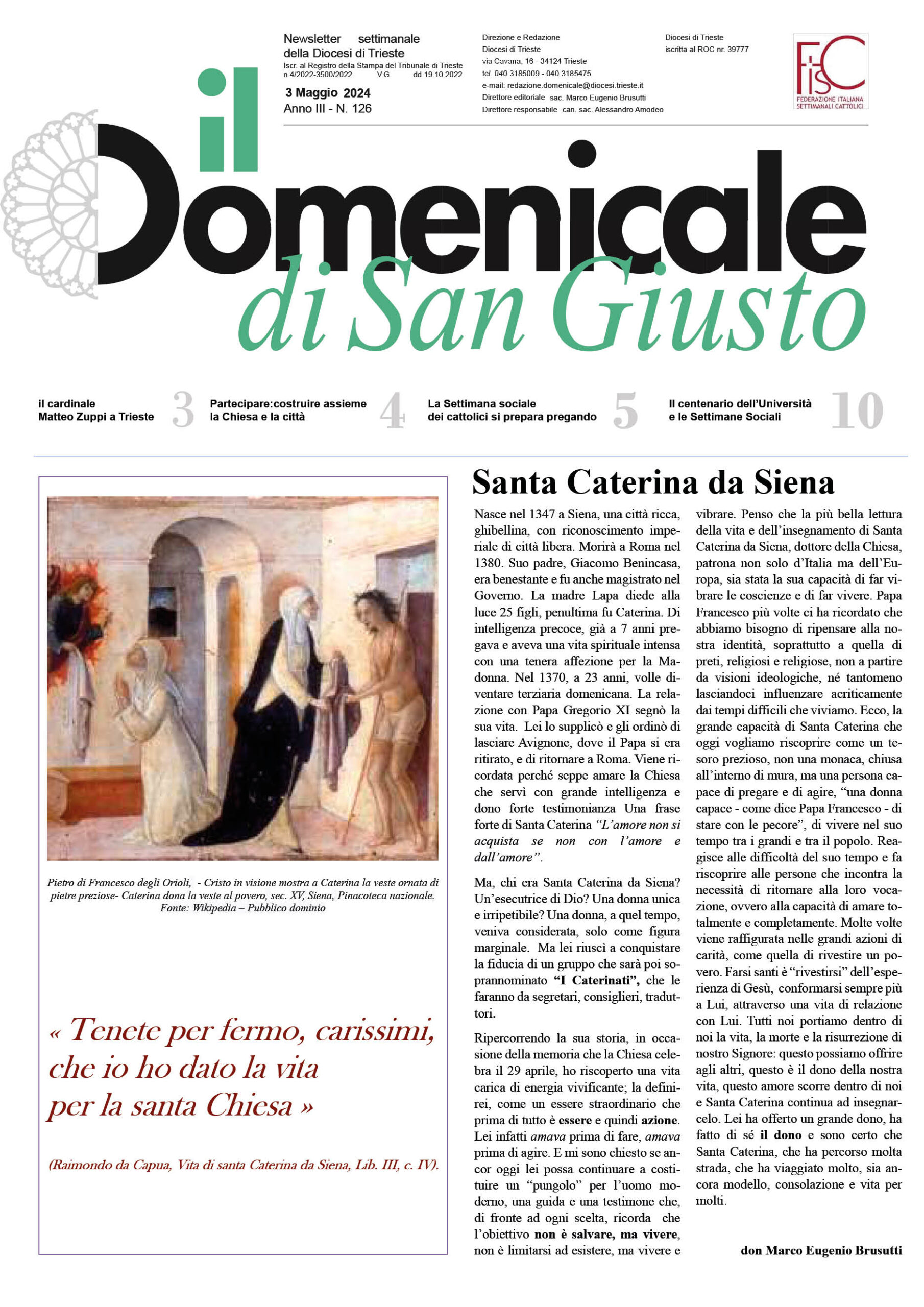 il Domenicale di San Giusto n. 126