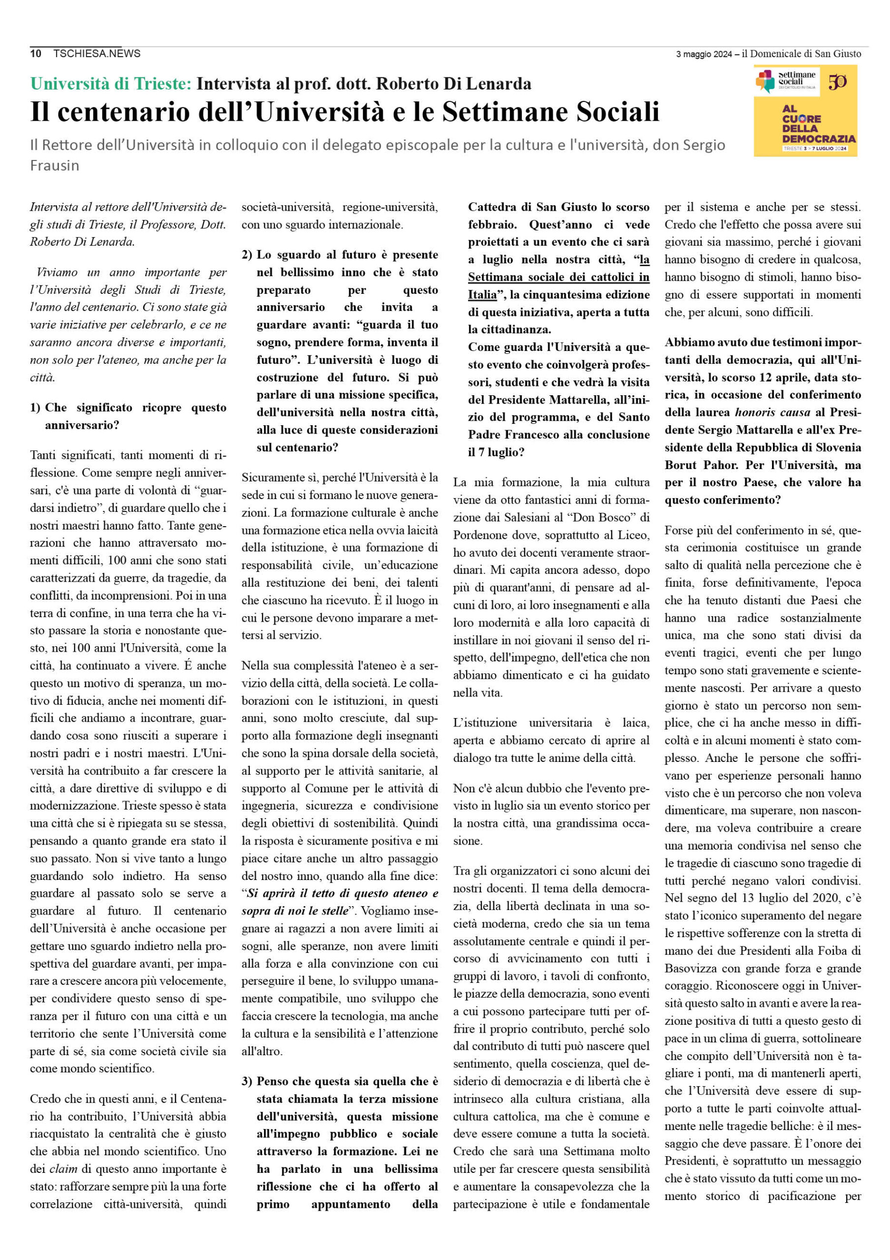 il Domenicale di San Giusto n. 126
