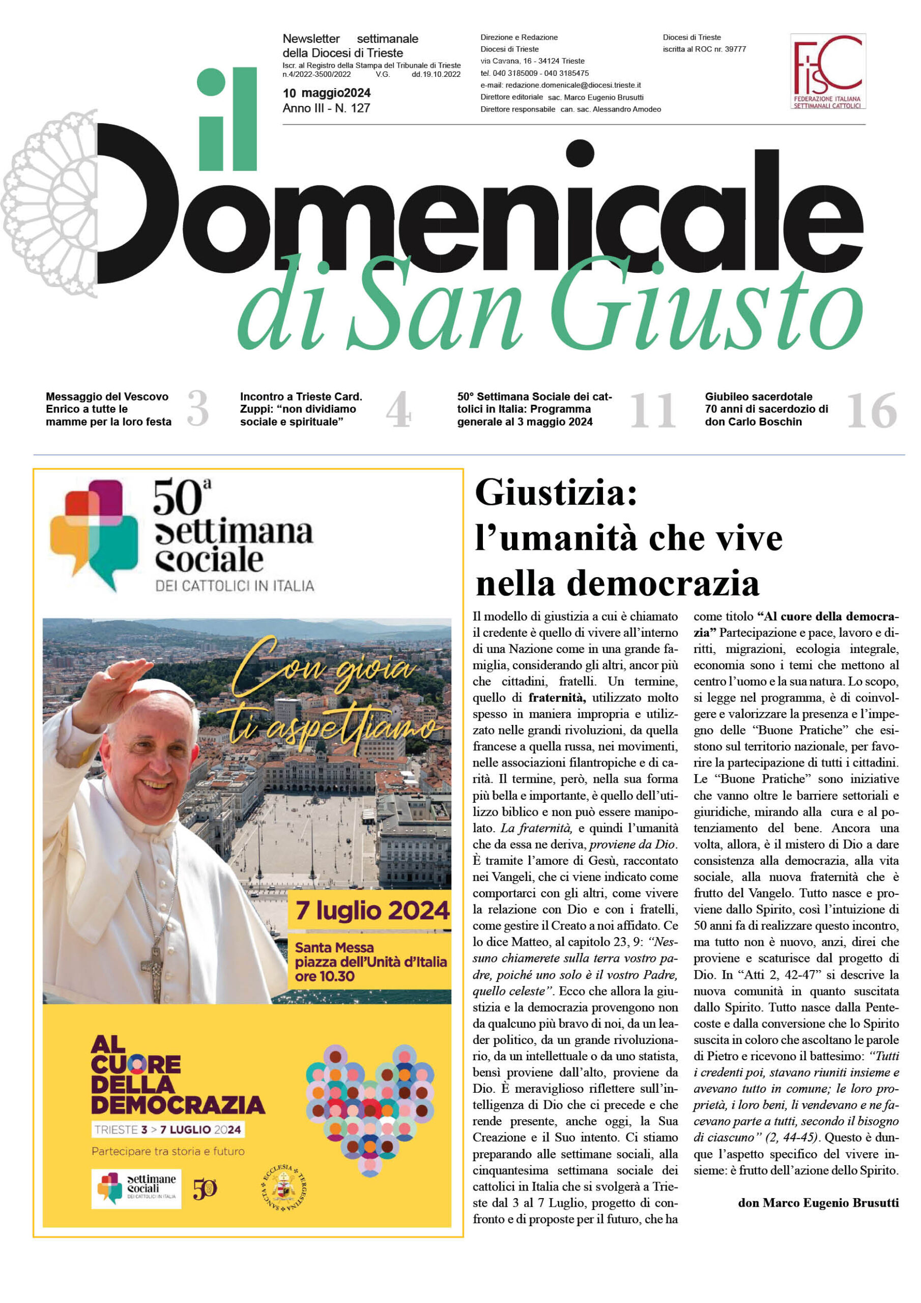 il Domenicale di San Giusto n. 127