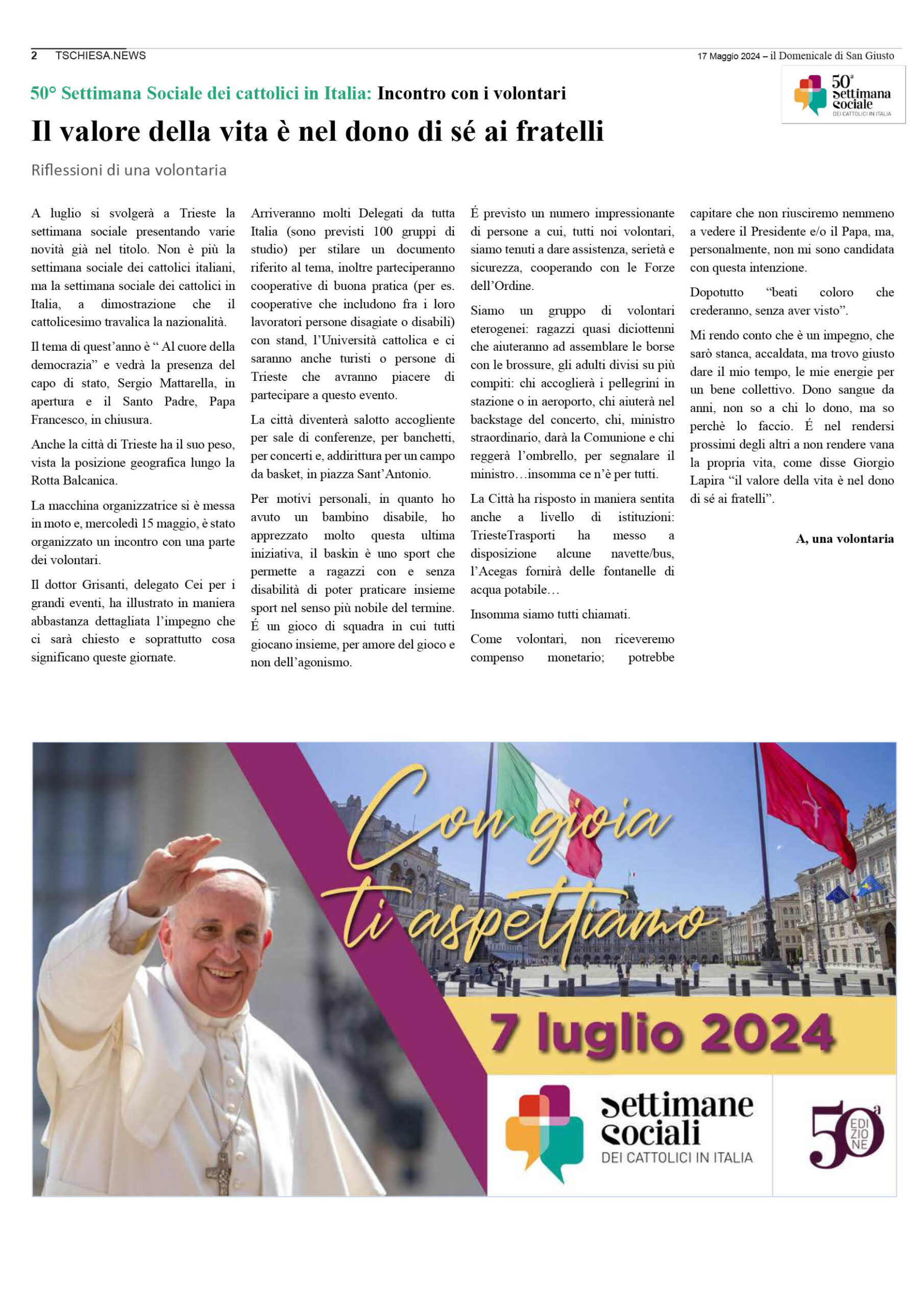 il Domenicale di San Giusto n. 128