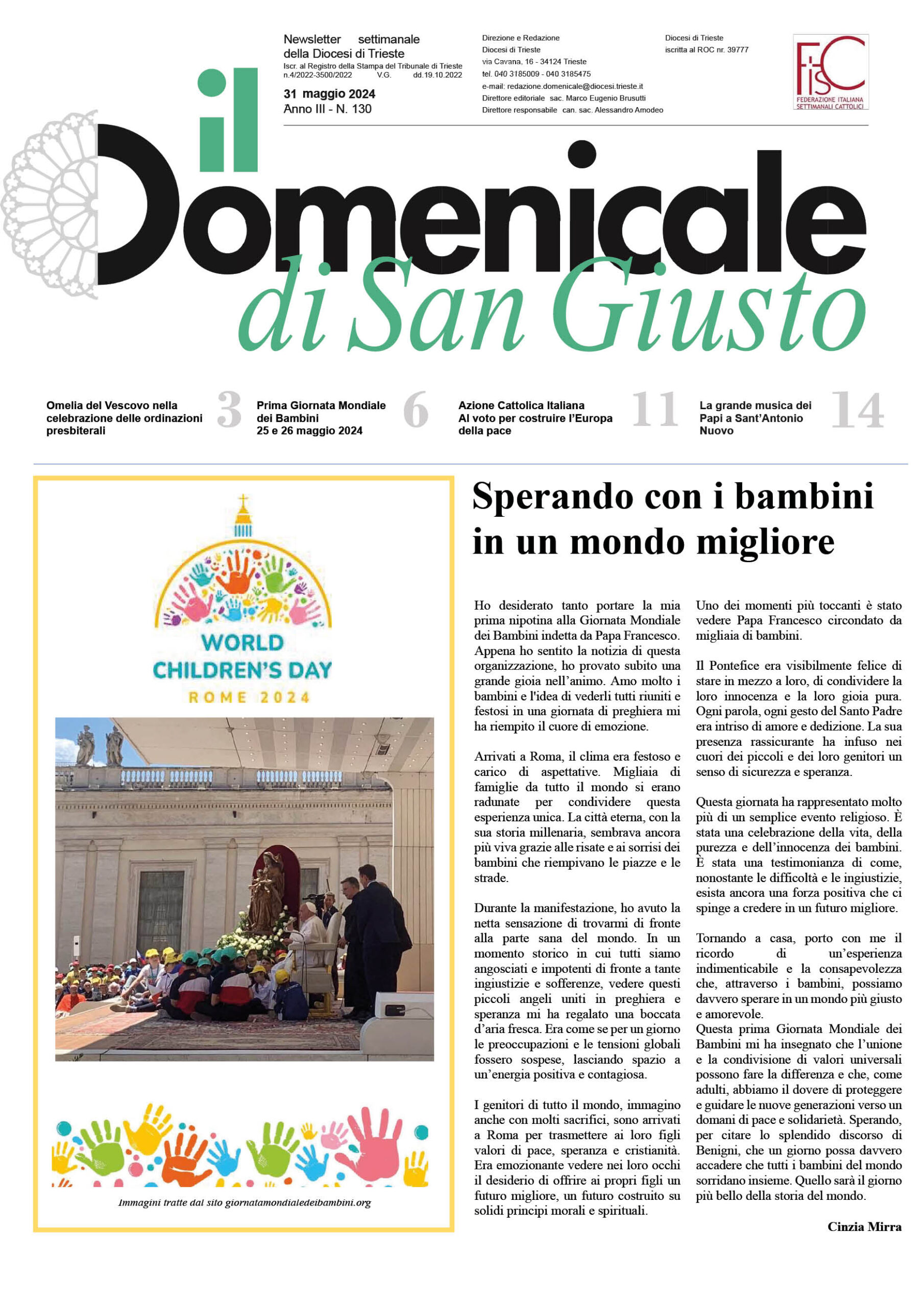 il Domenicale di San Giusto n. 130
