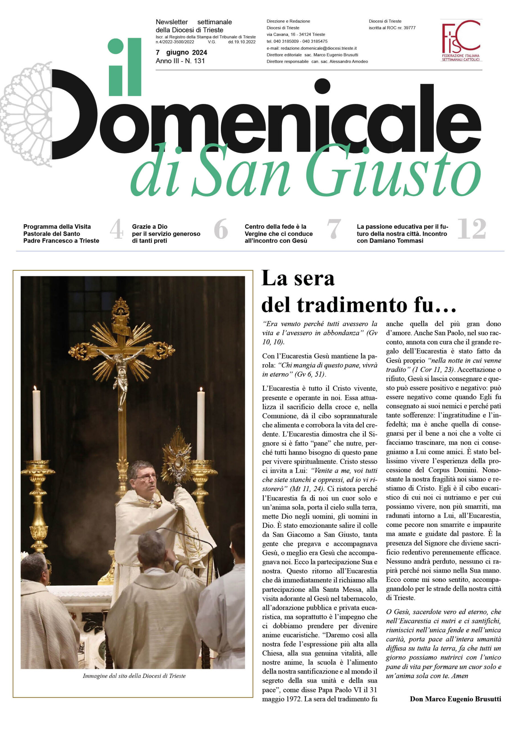 il Domenicale di San Giusto n. 131