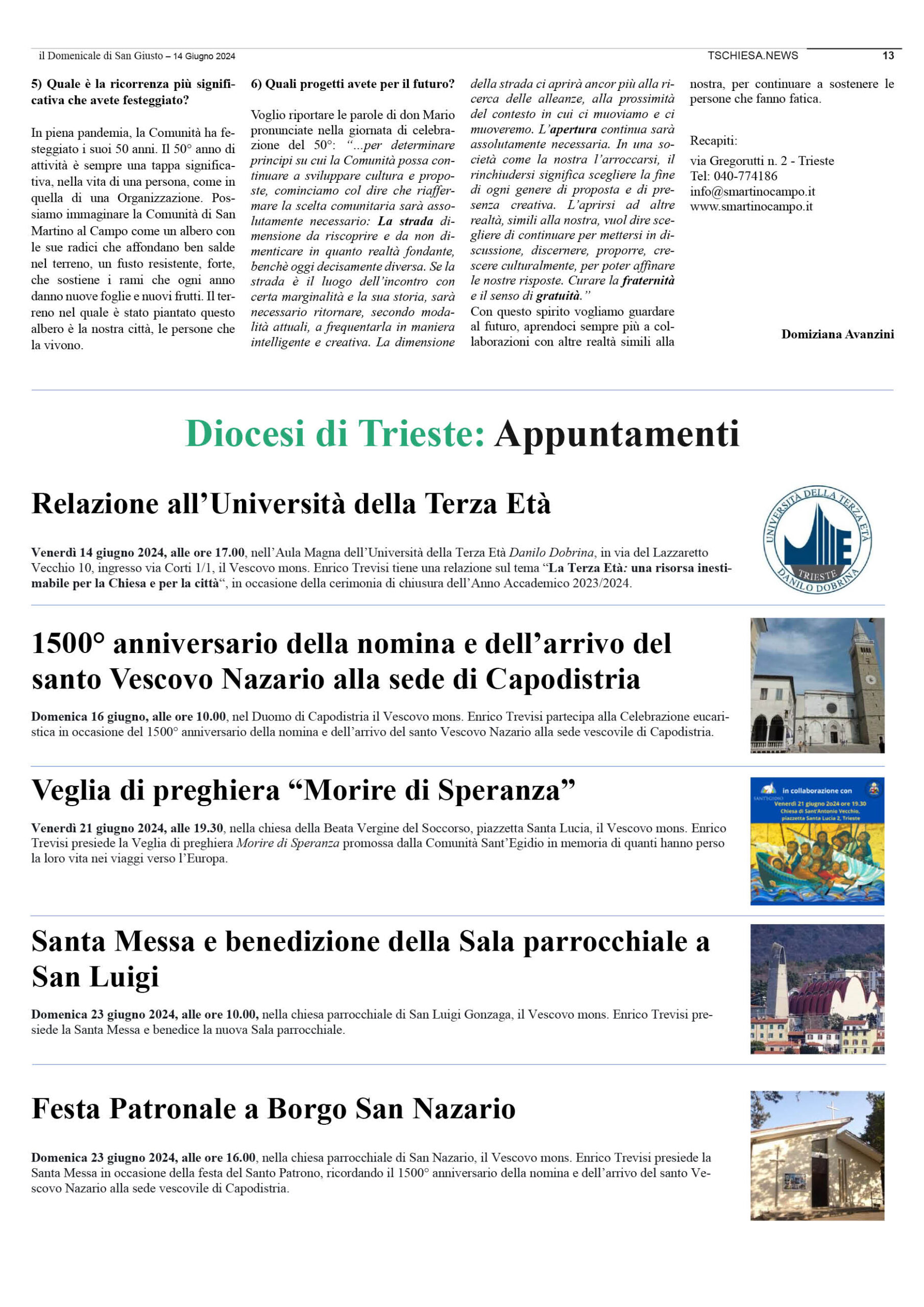 il Domenicale di San Giusto n. 132