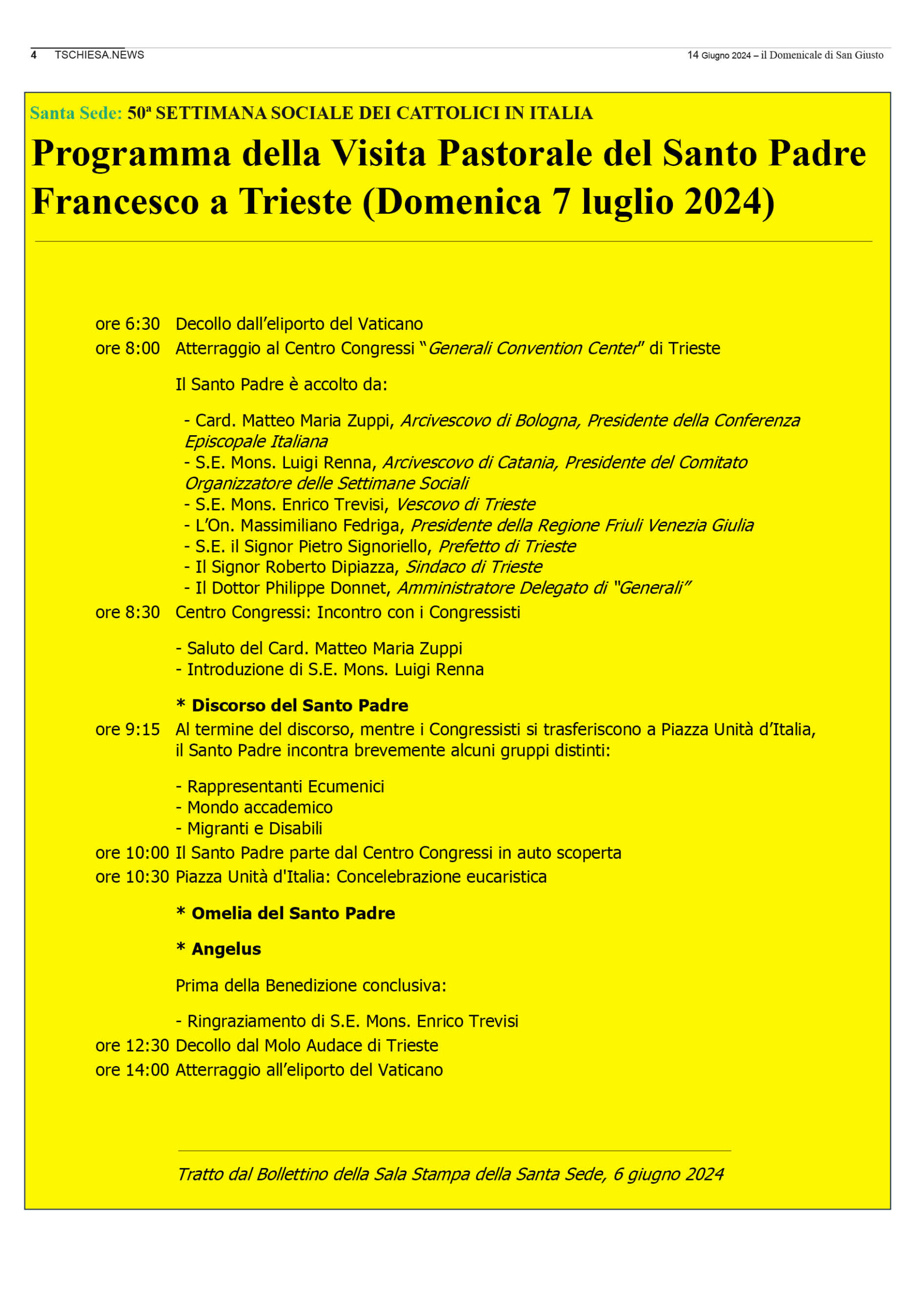 il Domenicale di San Giusto n. 132