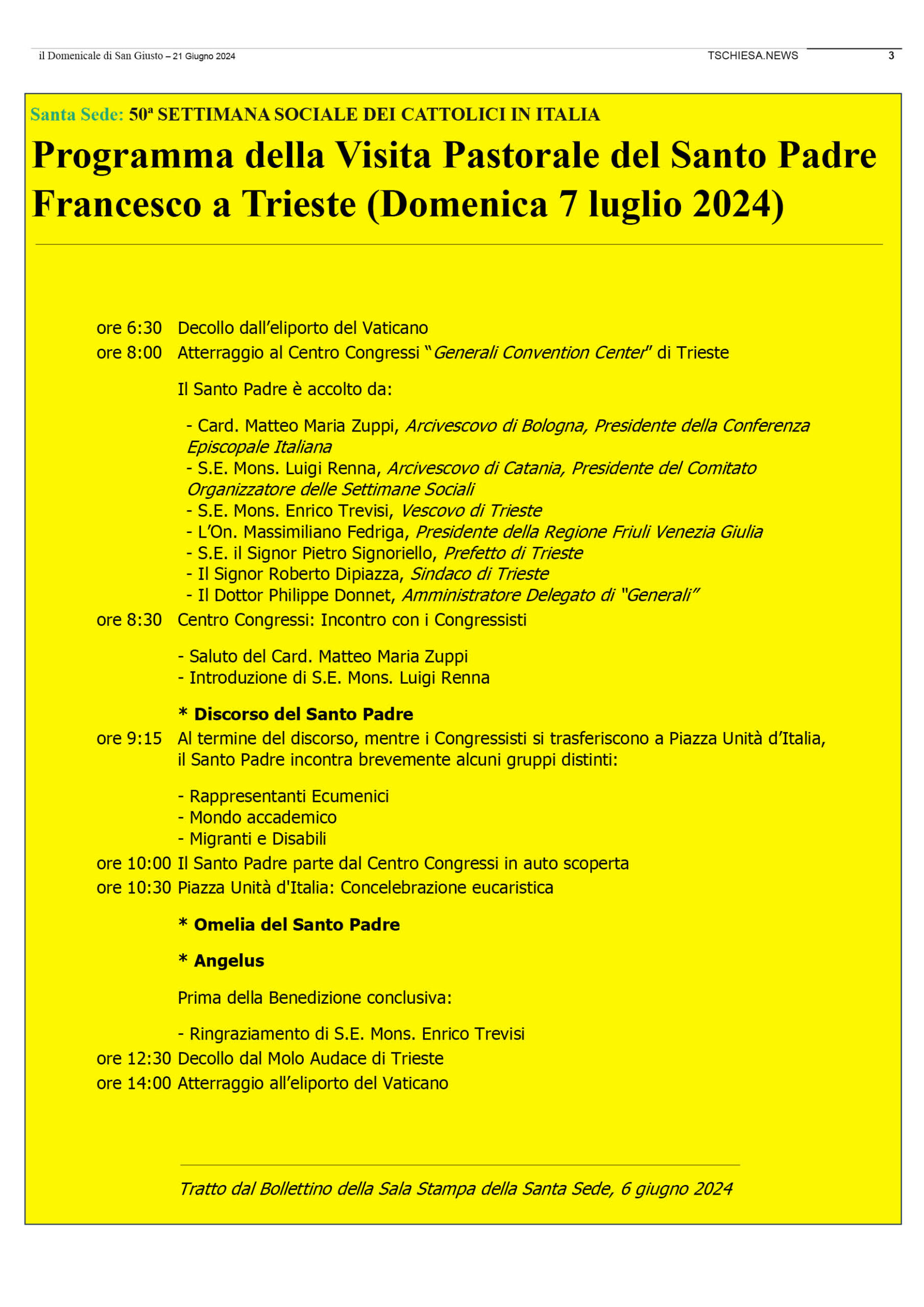 il Domenicale di San Giusto n. 133
