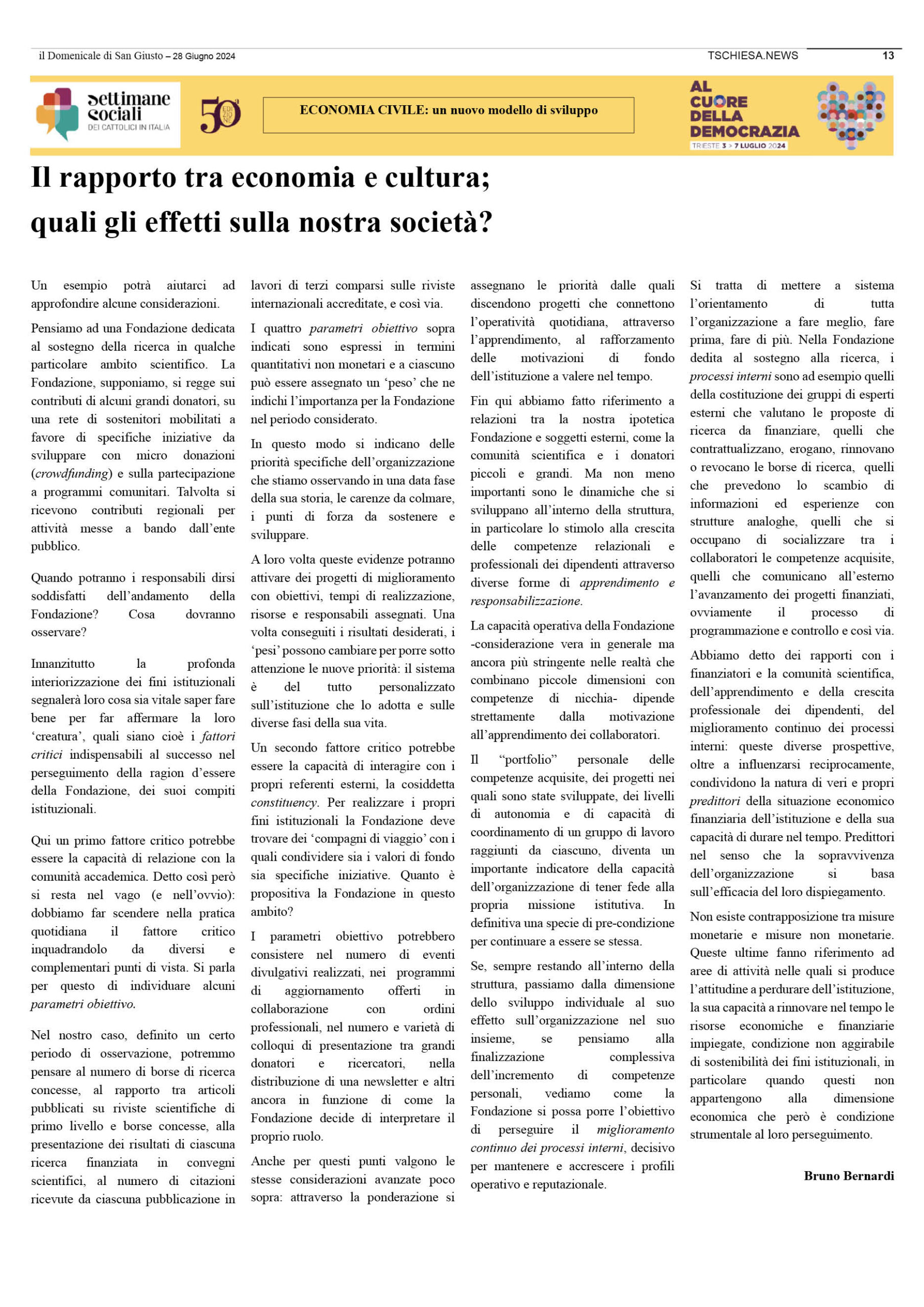 il Domenicale di San Giusto n. 134