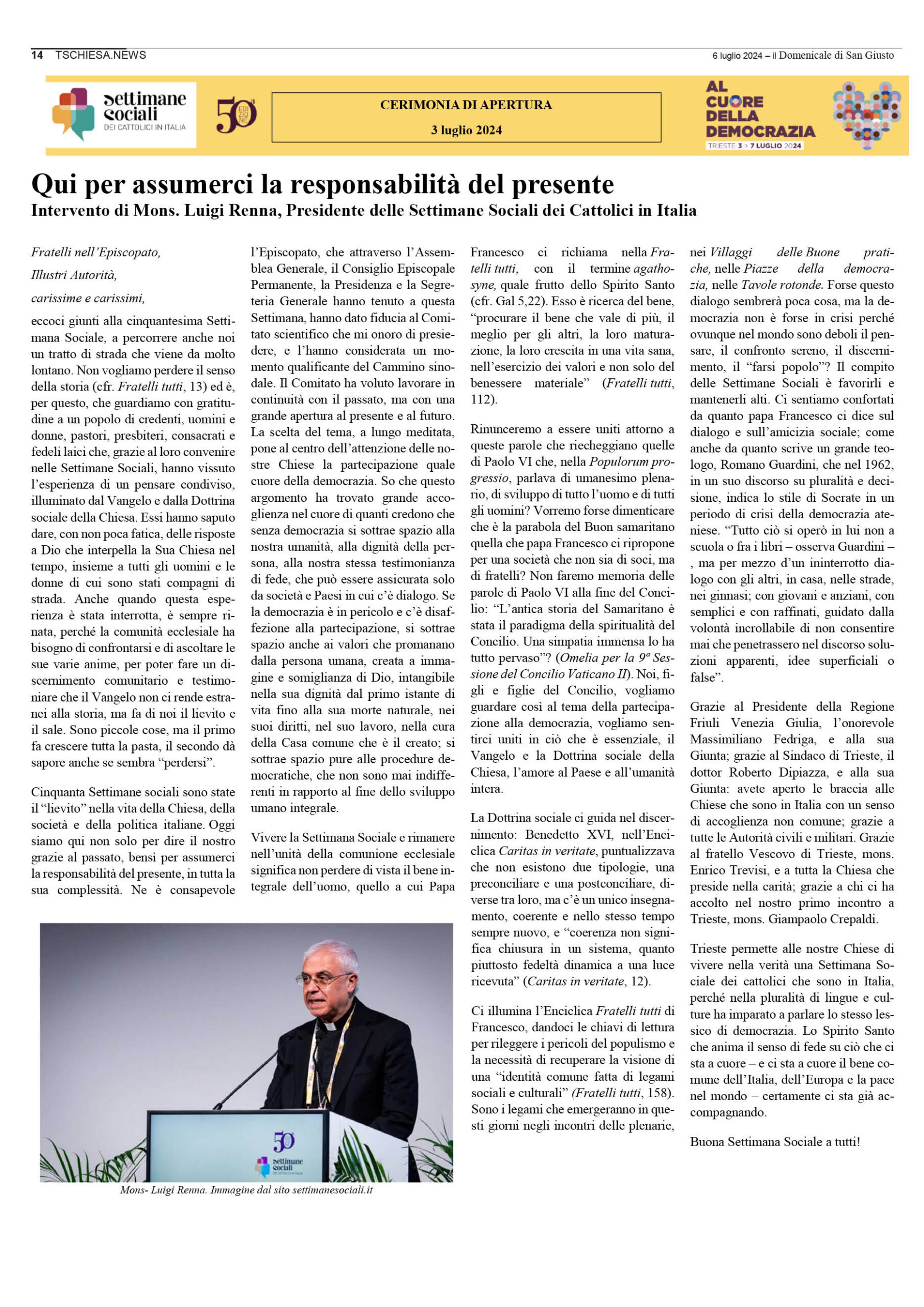 il Domenicale di San Giusto n. 135
