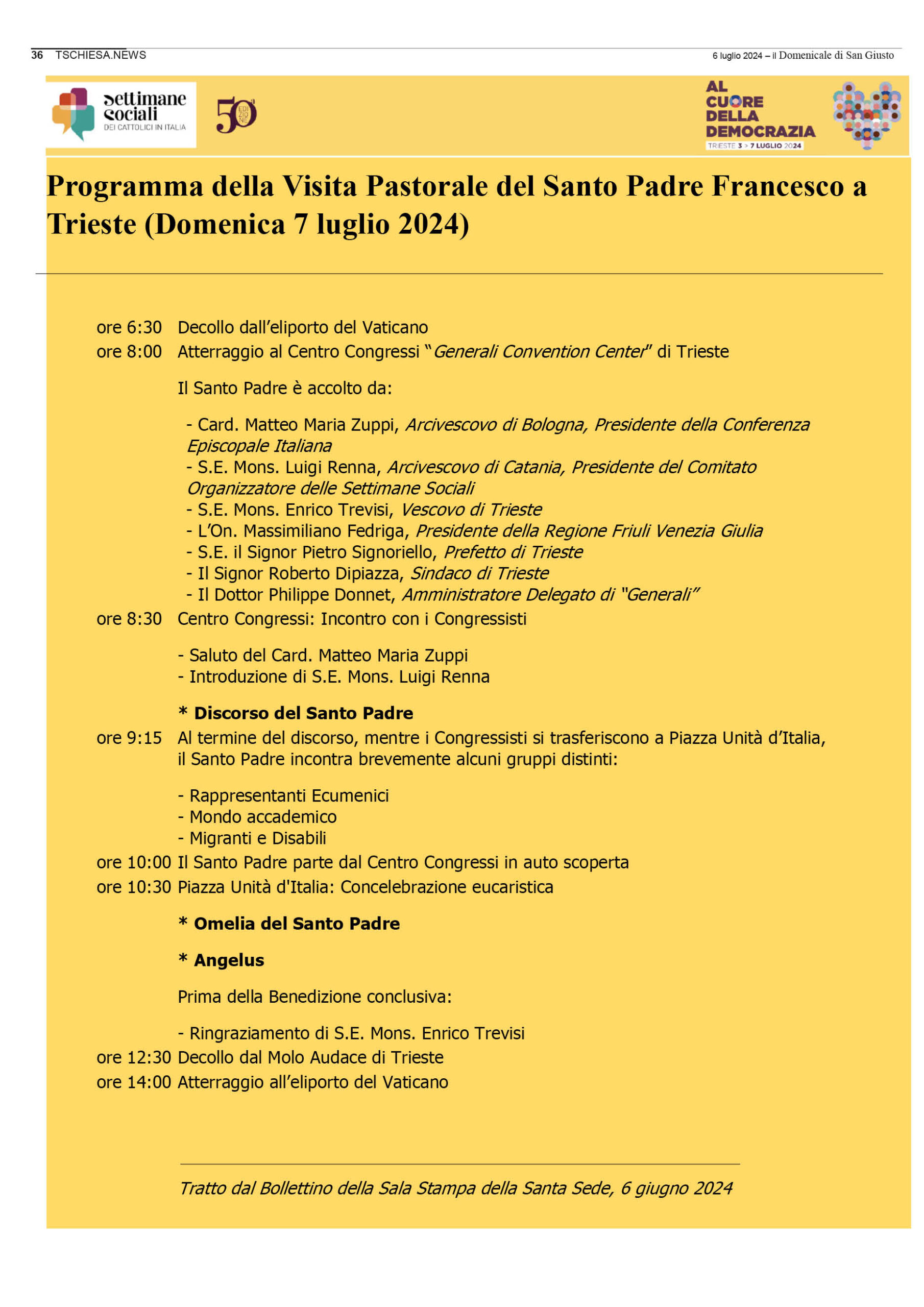 il Domenicale di San Giusto n. 135
