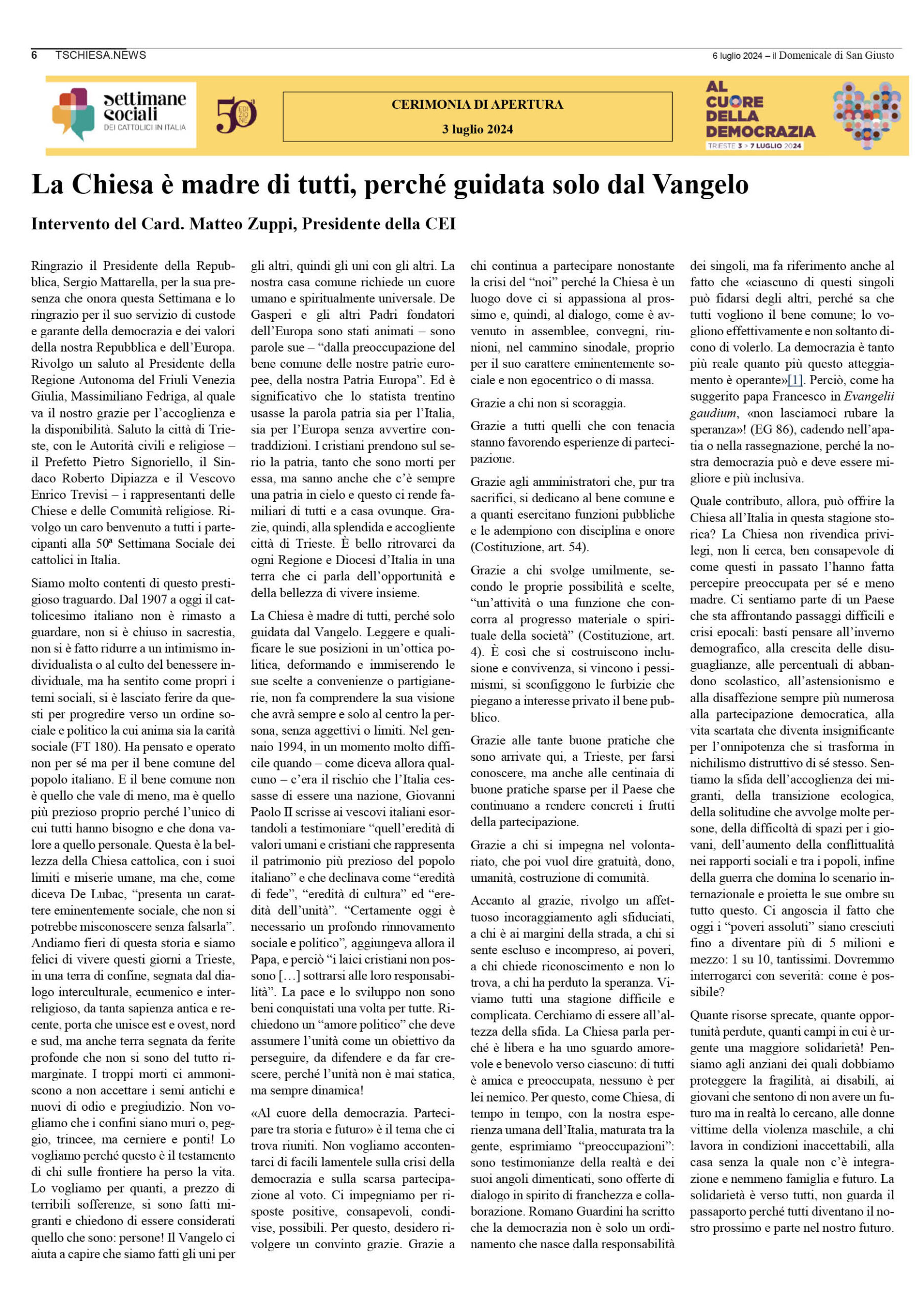 il Domenicale di San Giusto n. 135