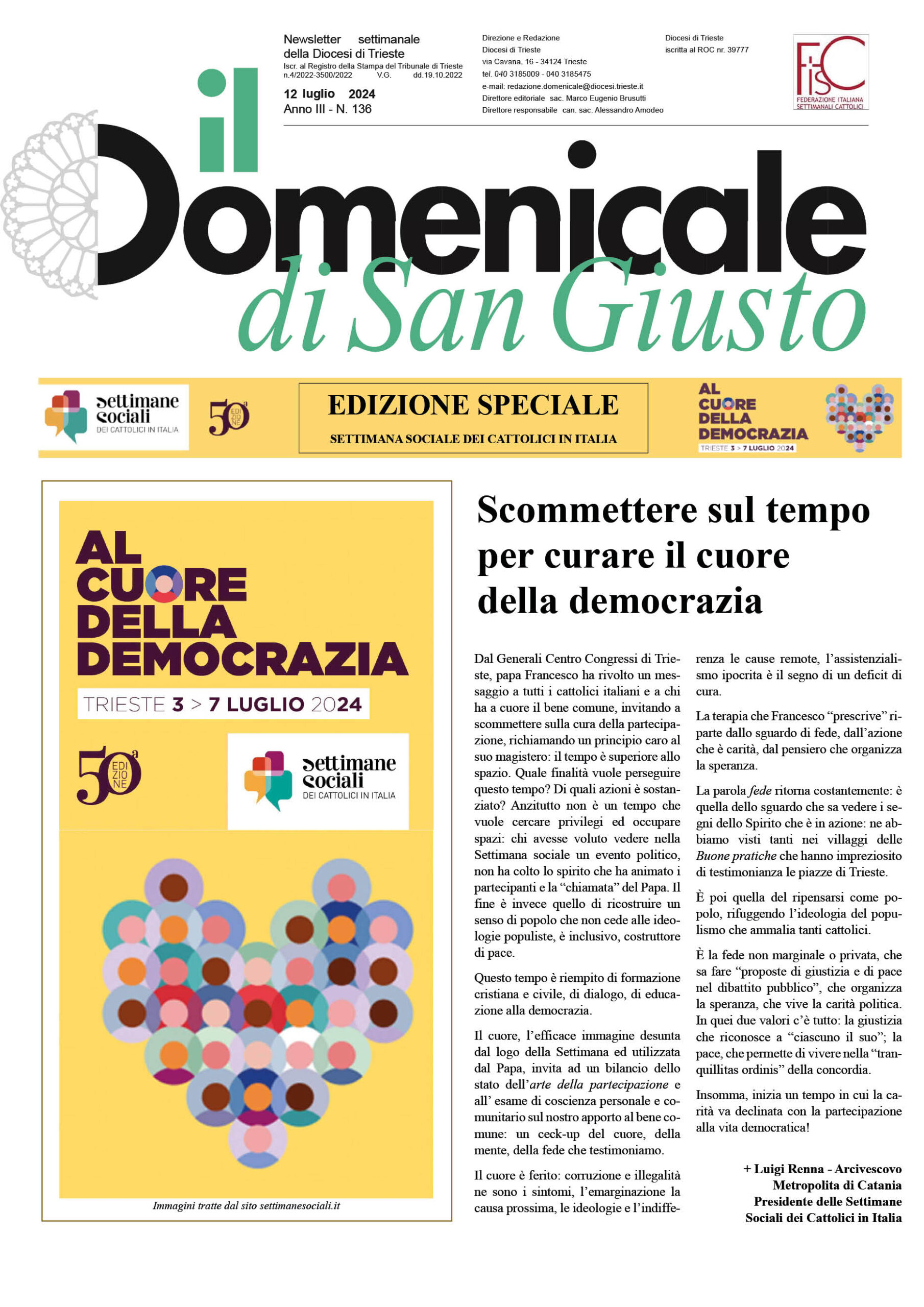 il Domenicale di San Giusto n. 136