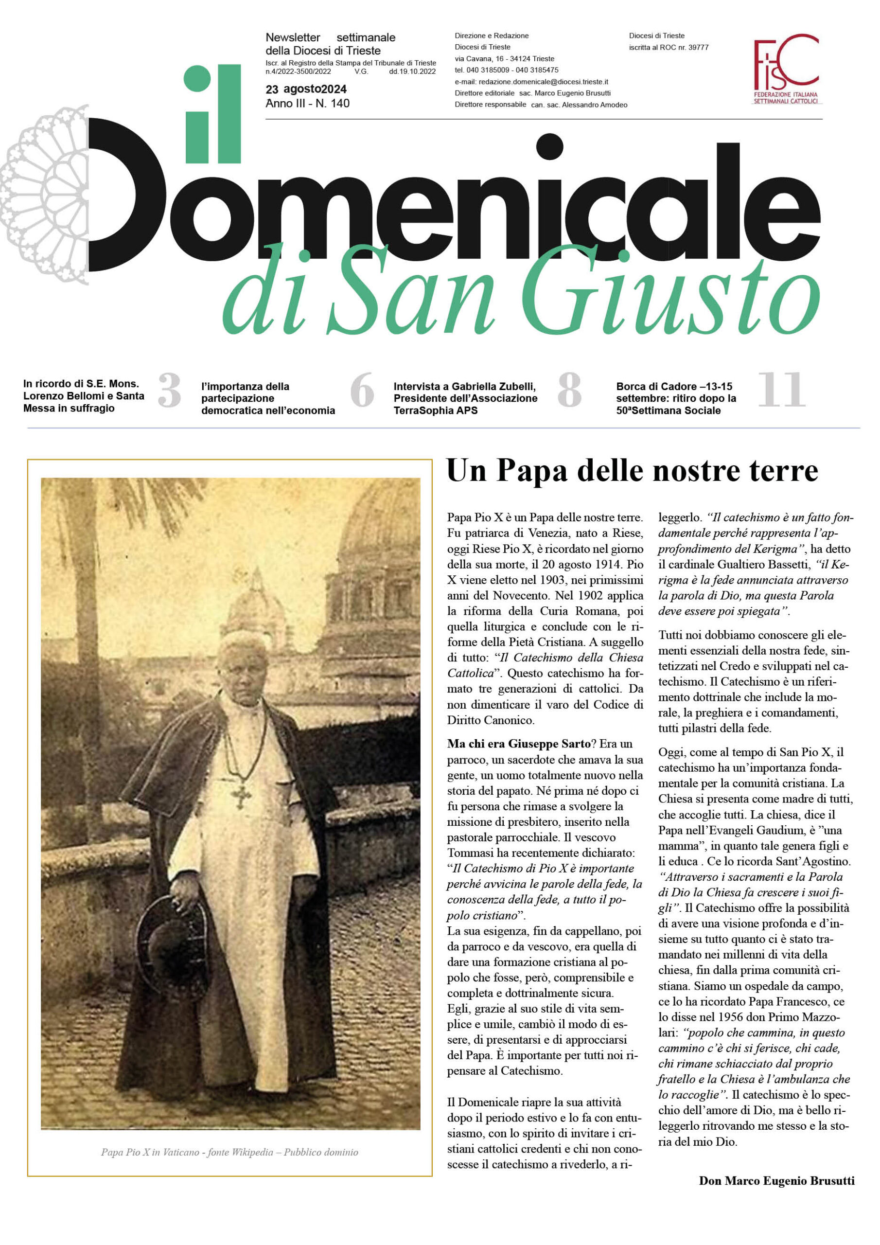 il Domenicale di San Giusto n. 140