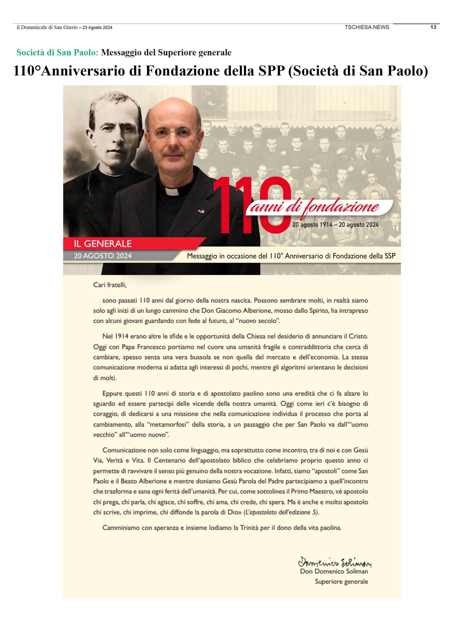 il Domenicale di San Giusto n. 140