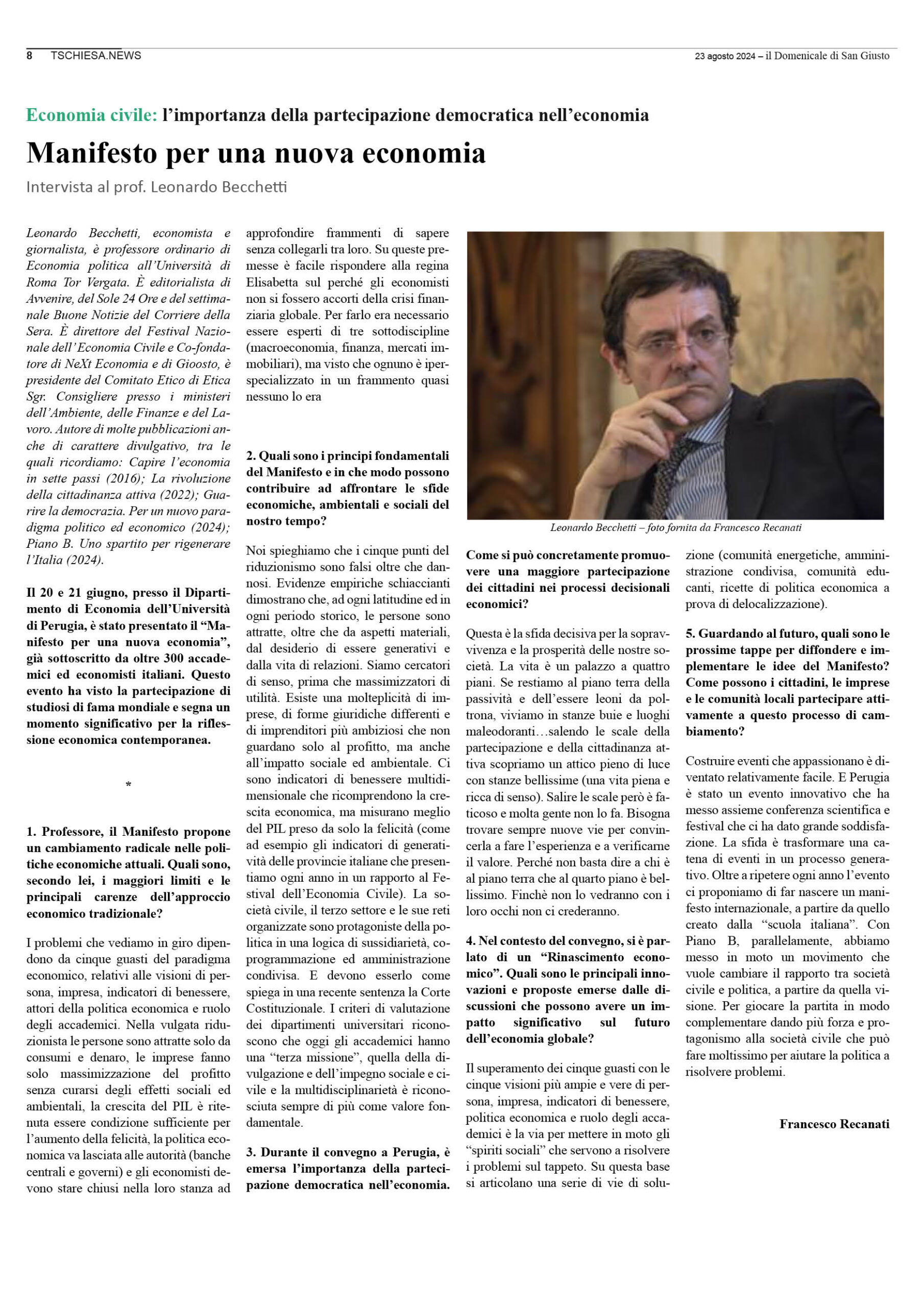 il Domenicale di San Giusto n. 140