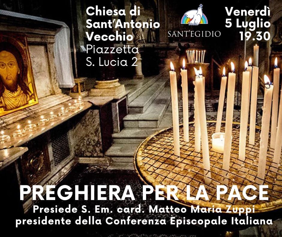 Preghiera per la pace con il card. Zuppi - Diocesi di Trieste