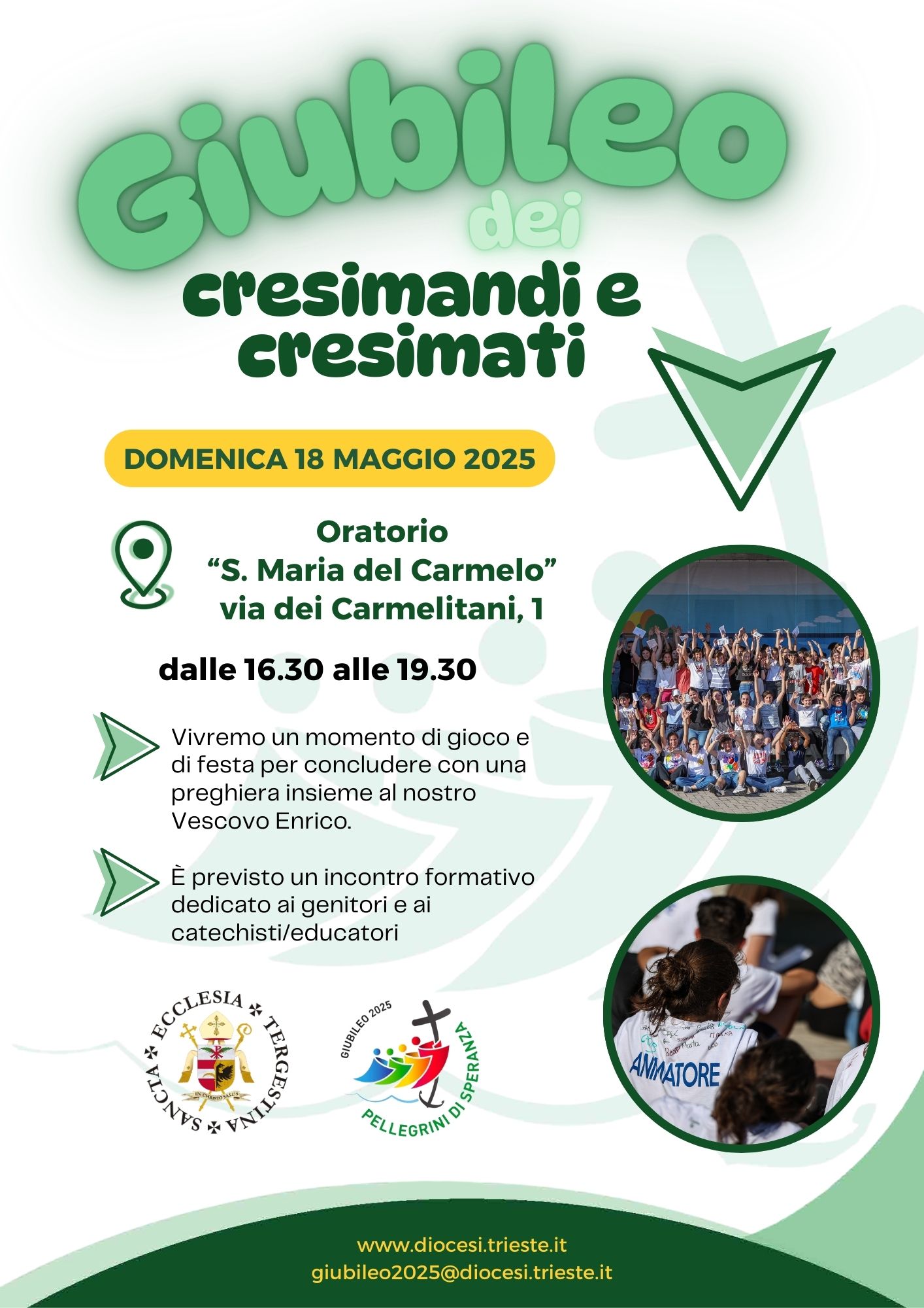 Giubileo cresimandi e cresimati