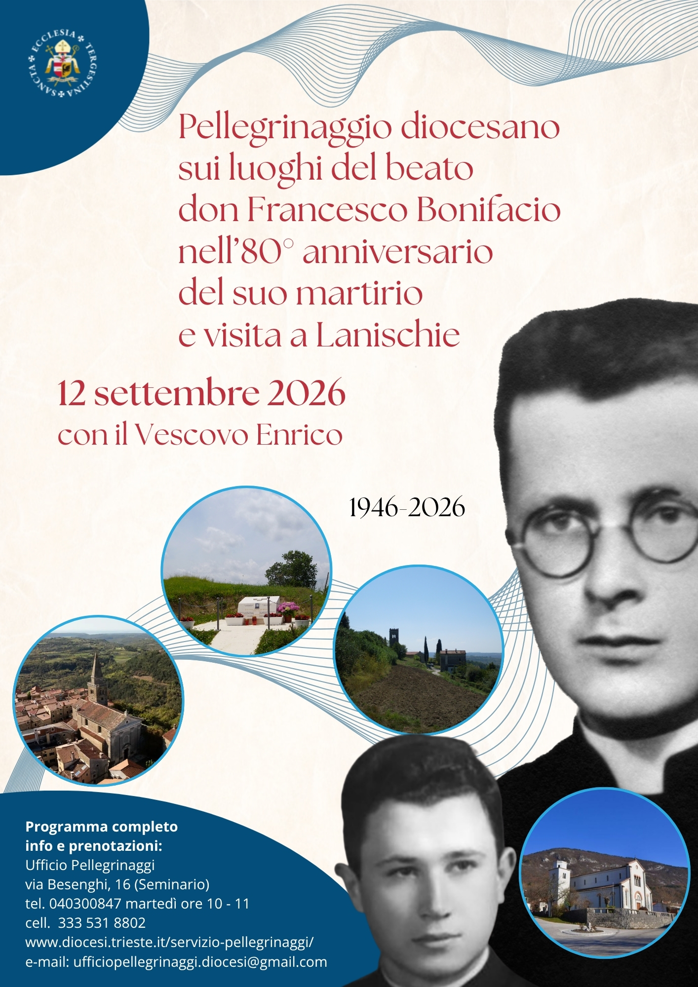 Pellegrinaggio diocesano sui luoghi del beato don Francesco Bonifacio guidato dal Vescovo